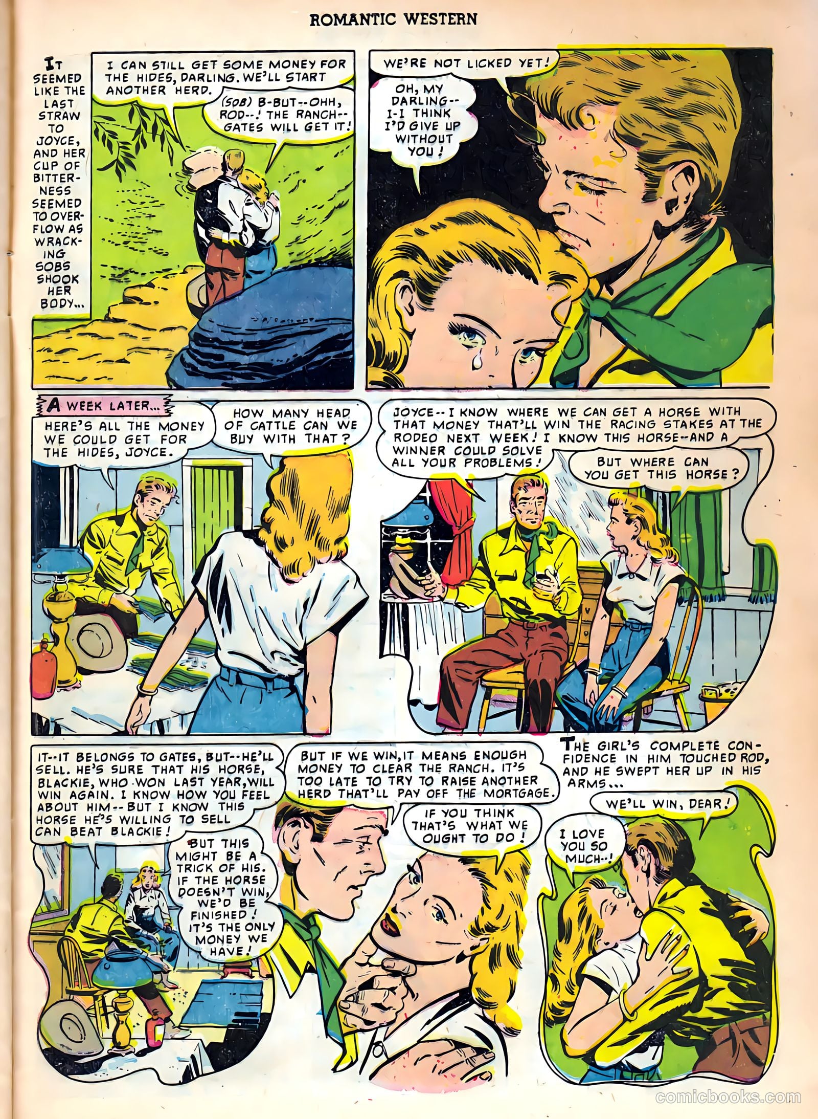 Romantic Western #2 (1950) — page 29 of 36