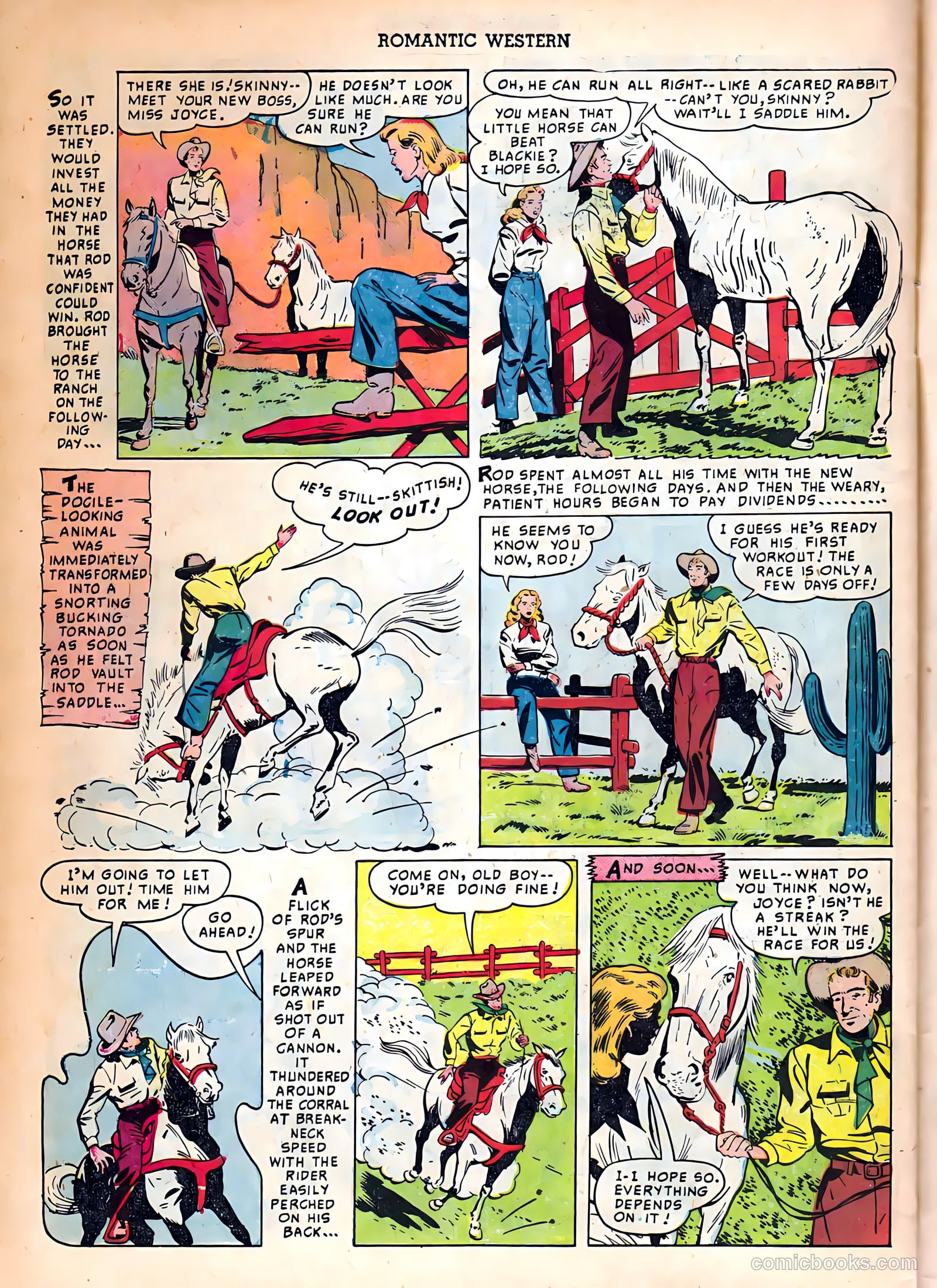 Romantic Western #2 (1950) — page 30 of 36