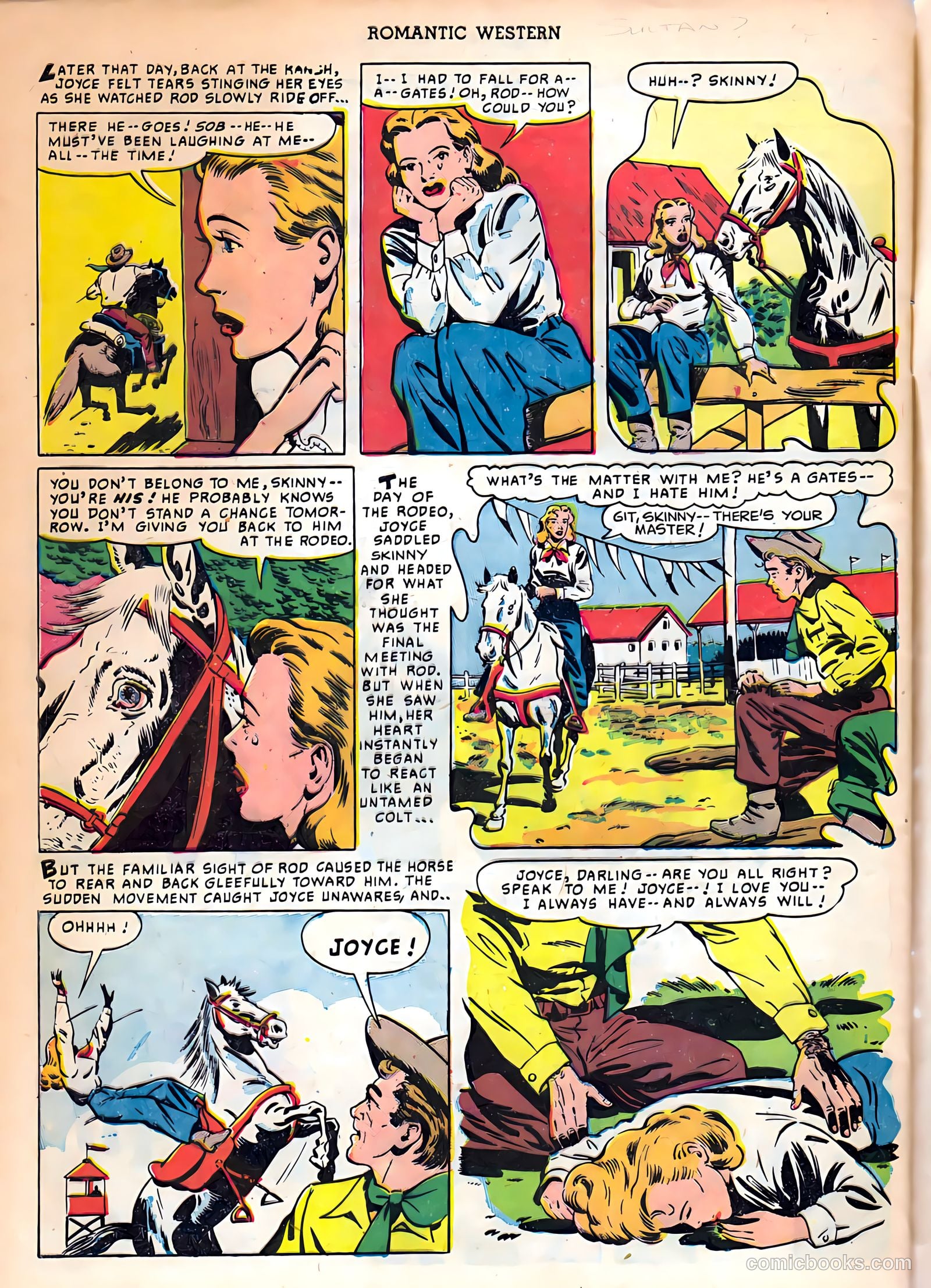 Romantic Western #2 (1950) — page 32 of 36
