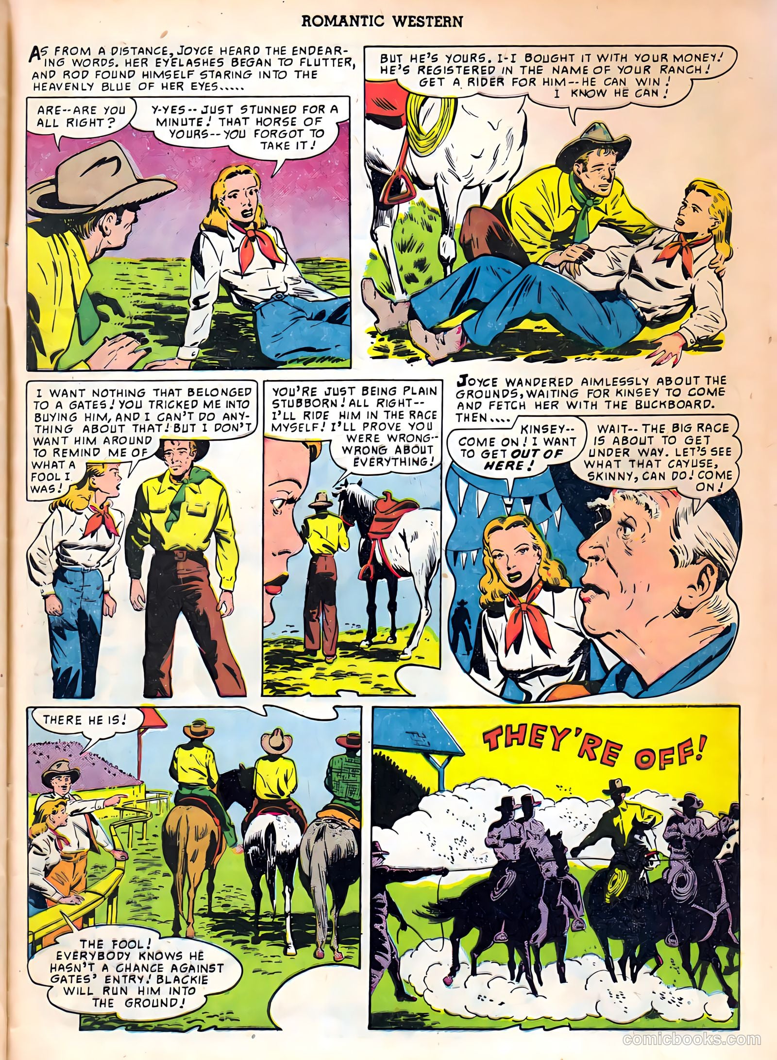 Romantic Western #2 (1950) — page 33 of 36