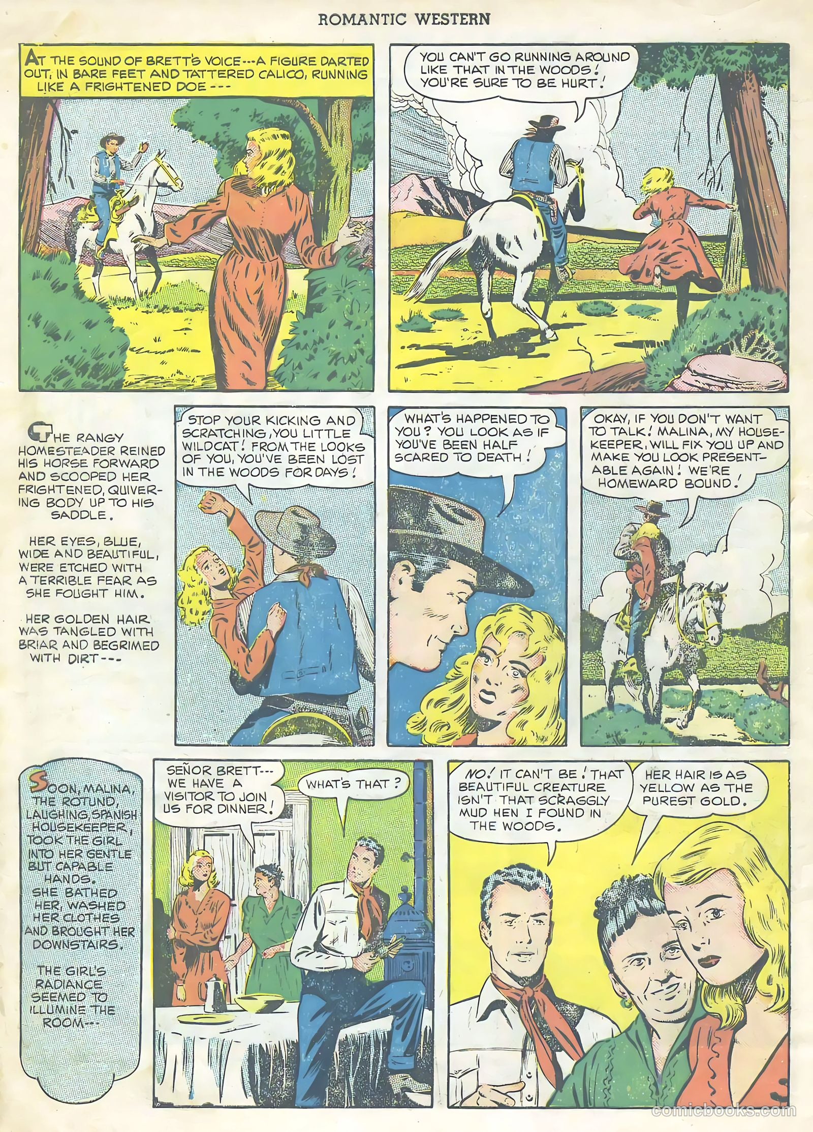 Romantic Western #3 (1950) — page 4 of 36