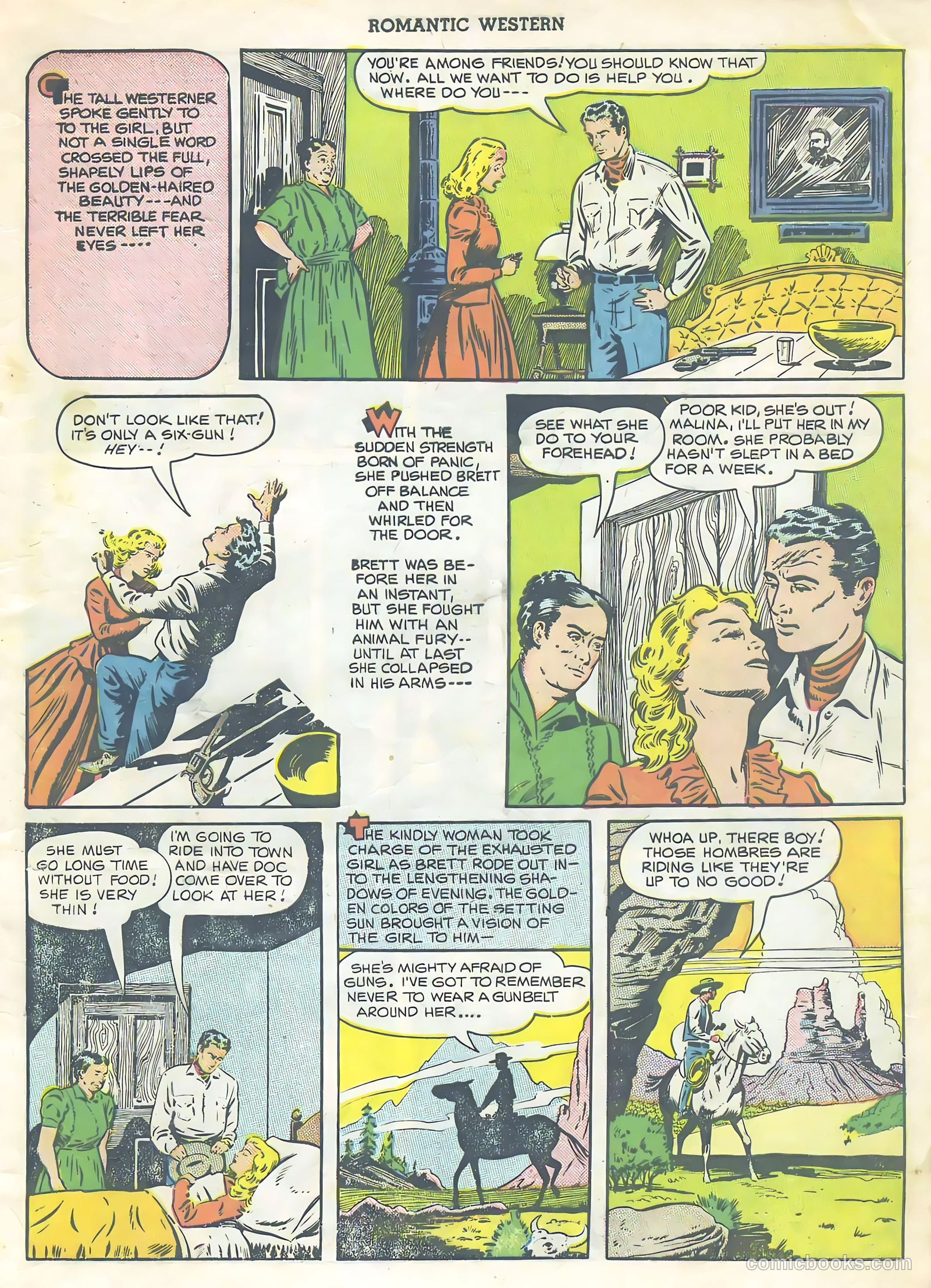 Romantic Western #3 (1950) — page 5 of 36