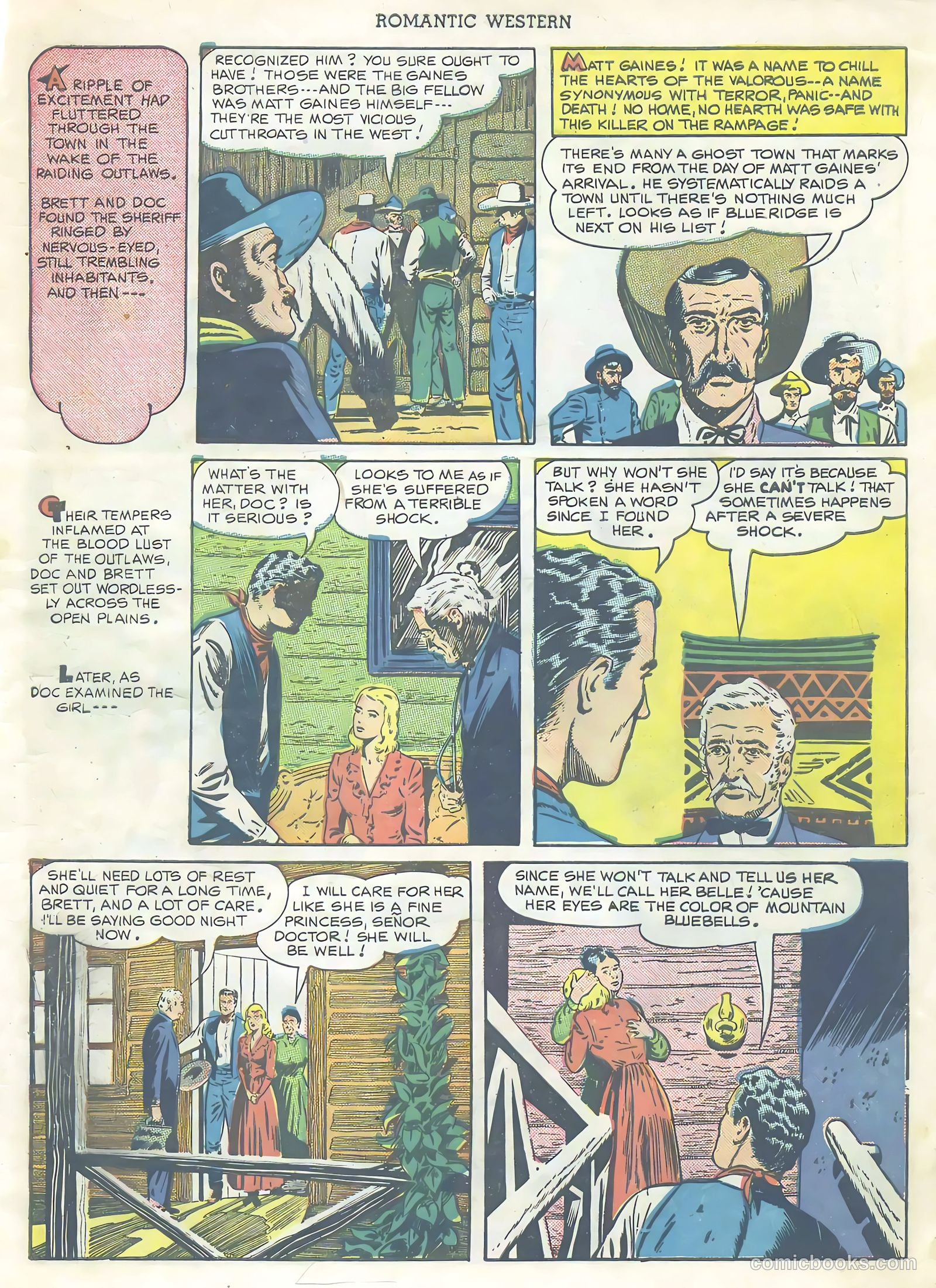 Romantic Western #3 (1950) — page 7 of 36