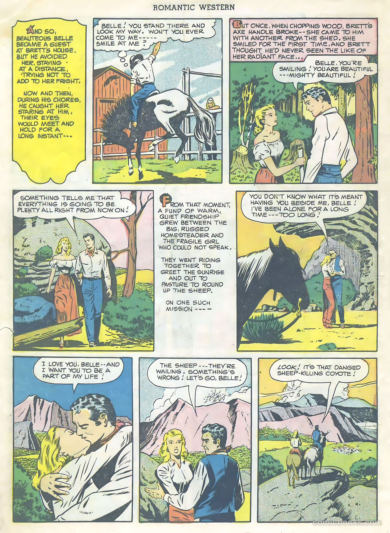 Romantic Western #3 (1950) — page 8 of 36