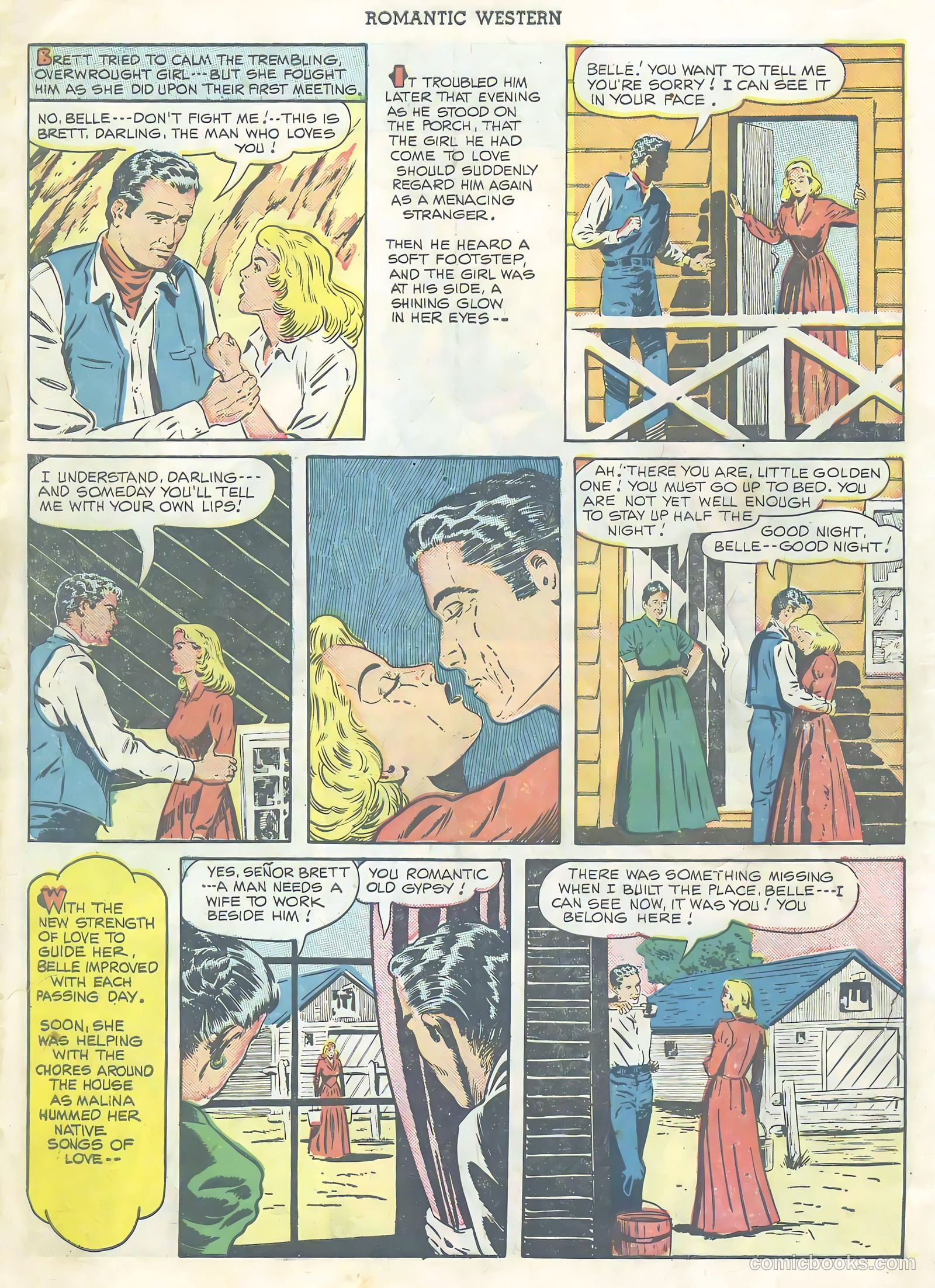 Romantic Western #3 (1950) — page 10 of 36