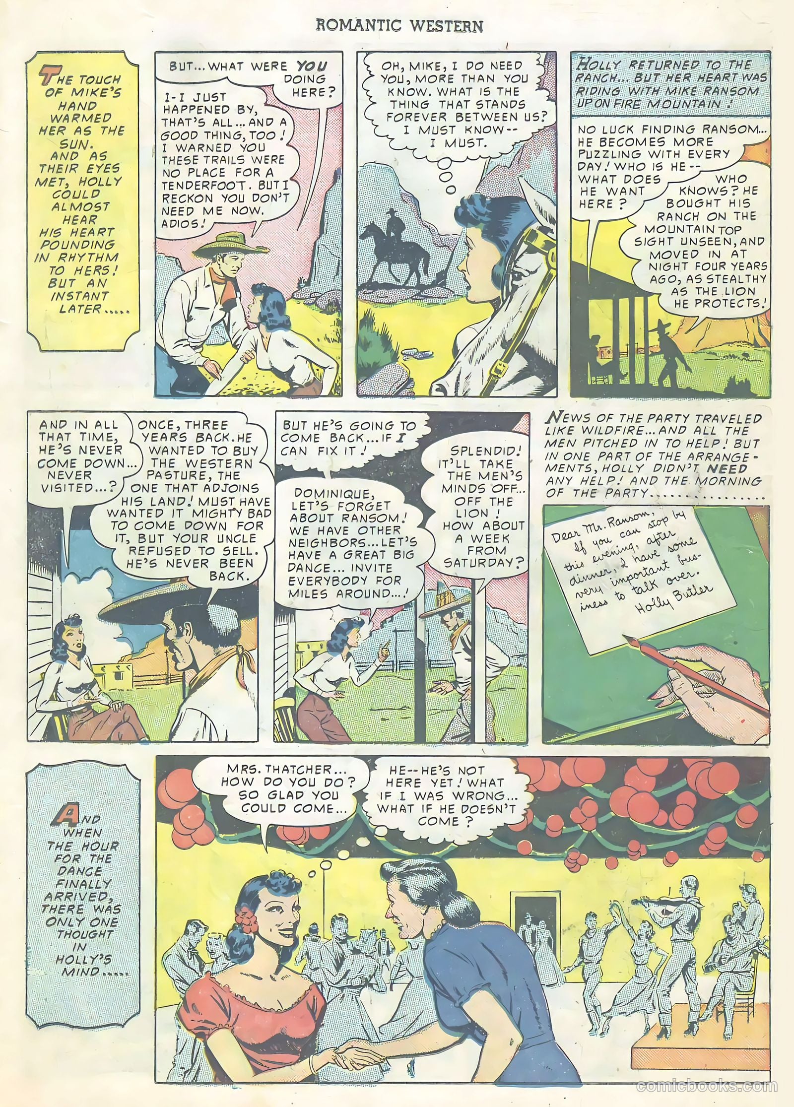 Romantic Western #3 (1950) — page 18 of 36