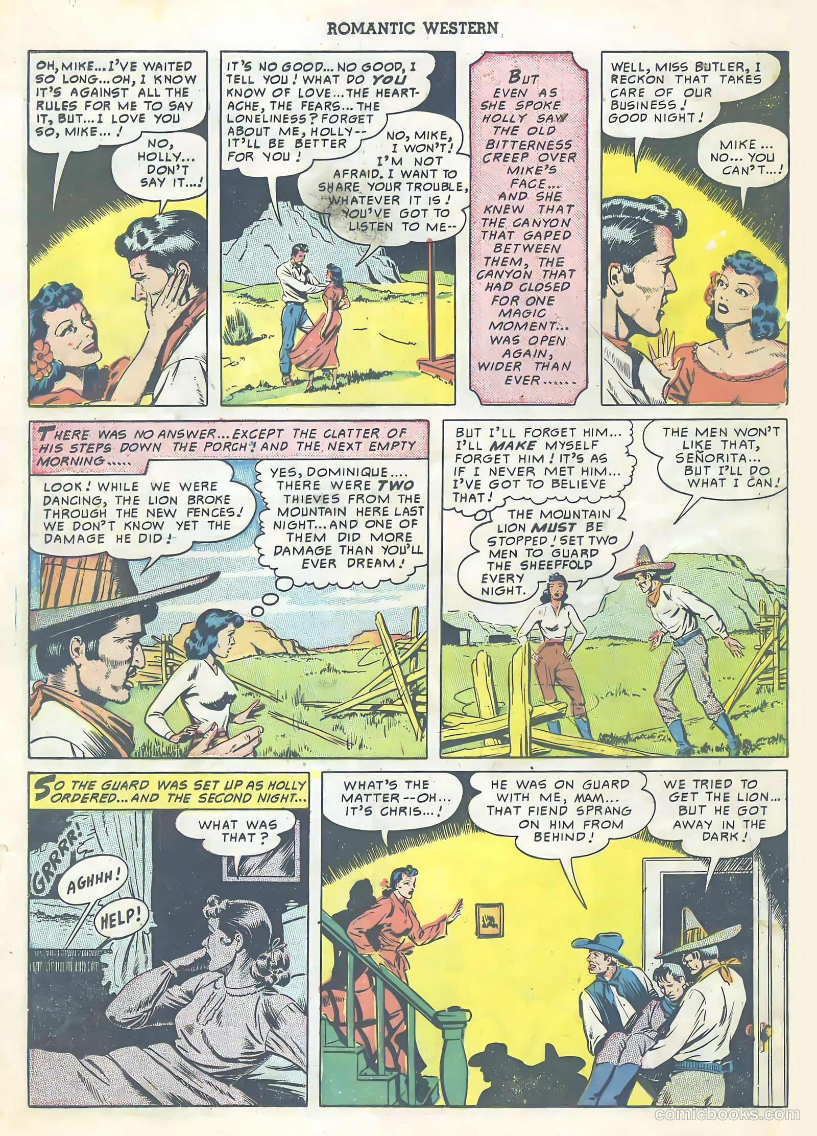 Romantic Western #3 (1950) — page 20 of 36