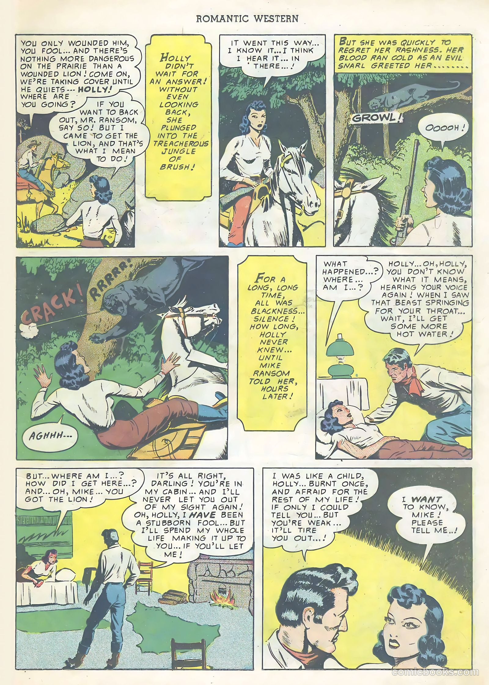 Romantic Western #3 (1950) — page 23 of 36