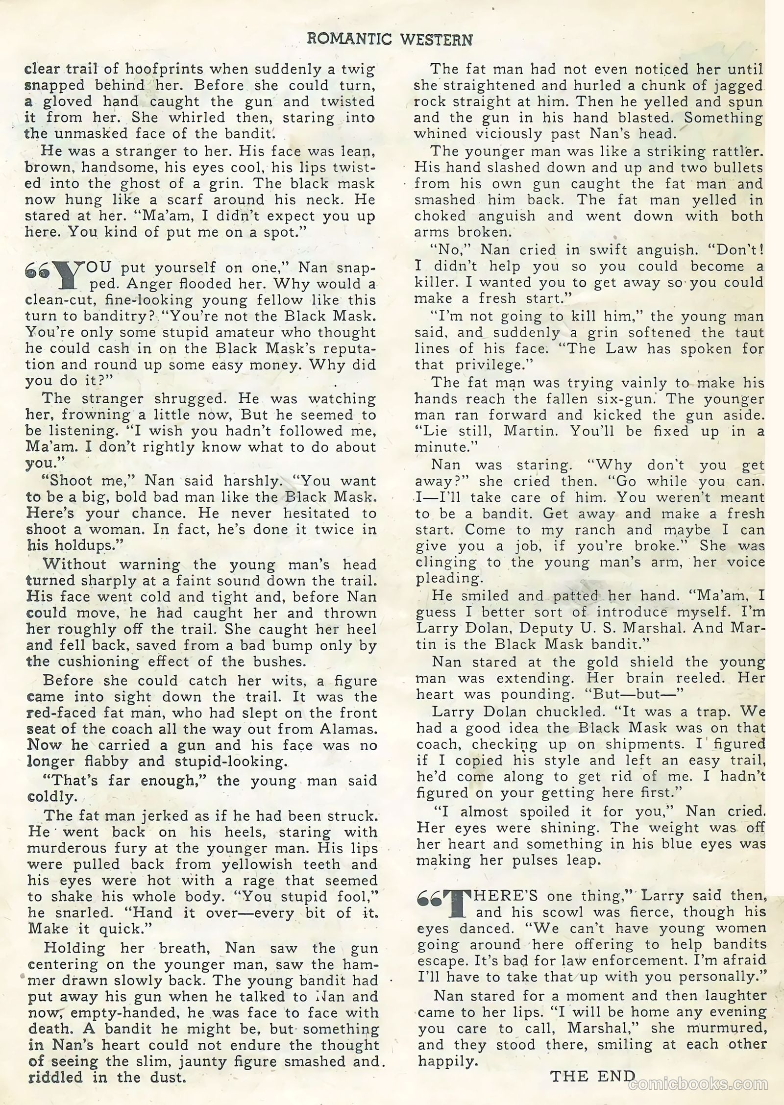 Romantic Western #3 (1950) — page 26 of 36