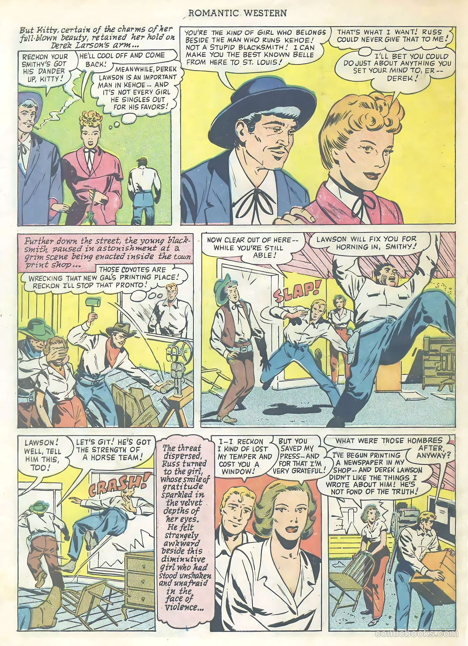Romantic Western #3 (1950) — page 30 of 36