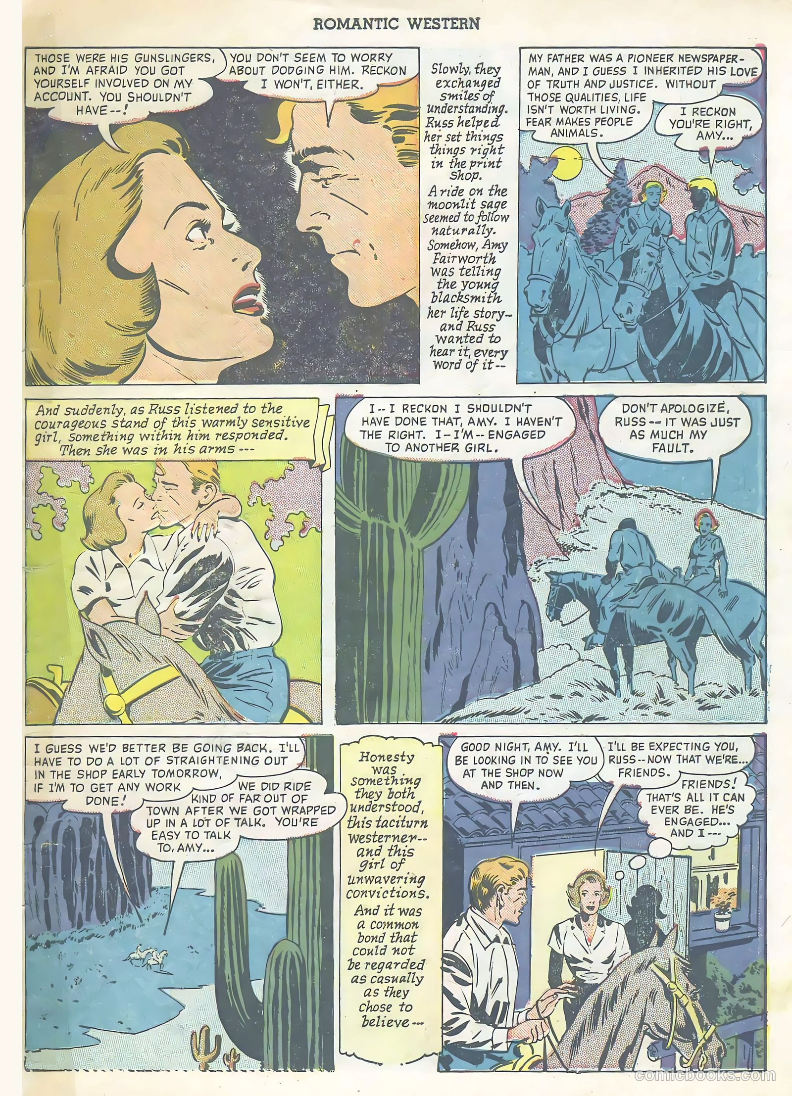Romantic Western #3 (1950) — page 31 of 36