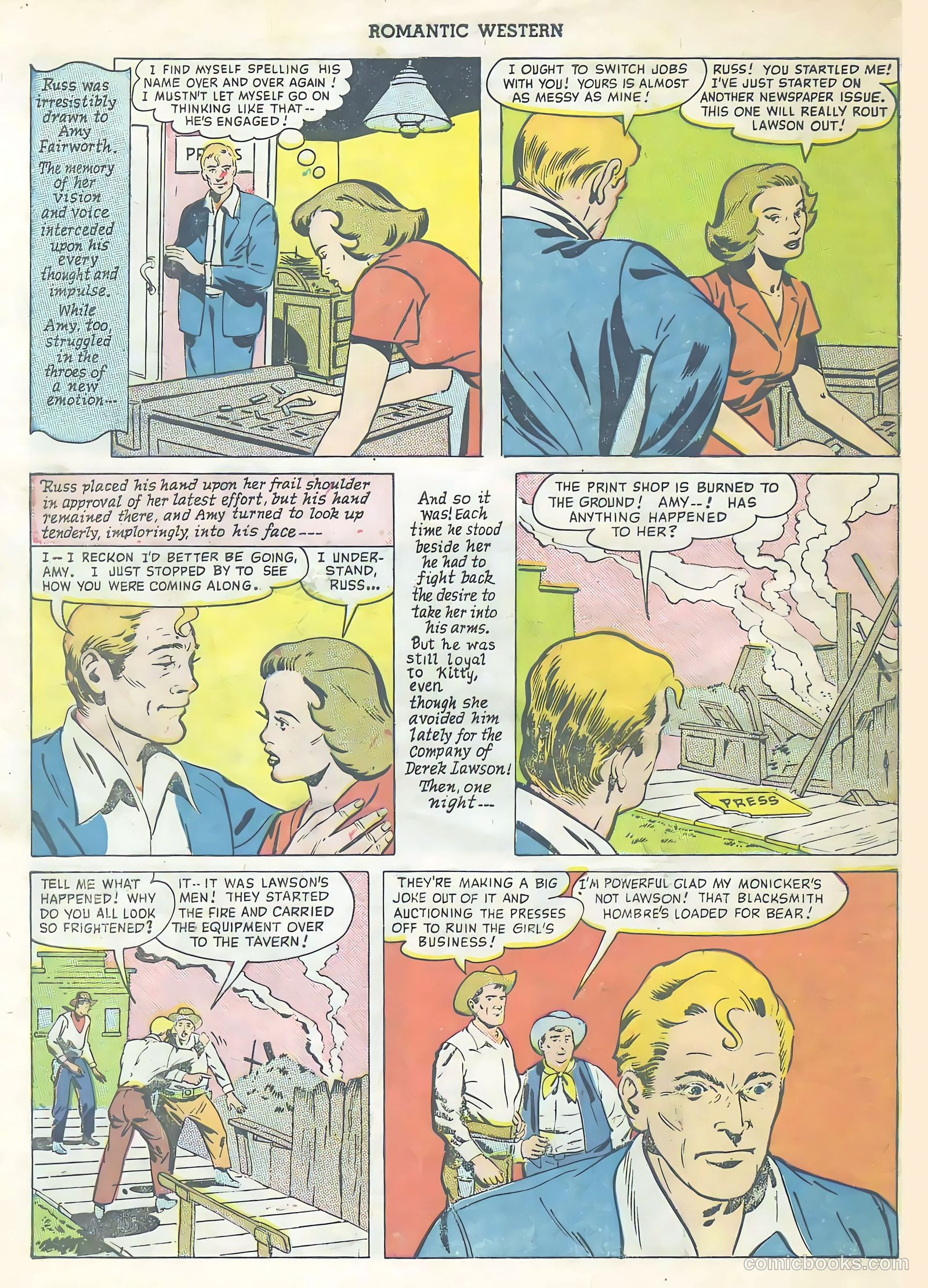 Romantic Western #3 (1950) — page 32 of 36