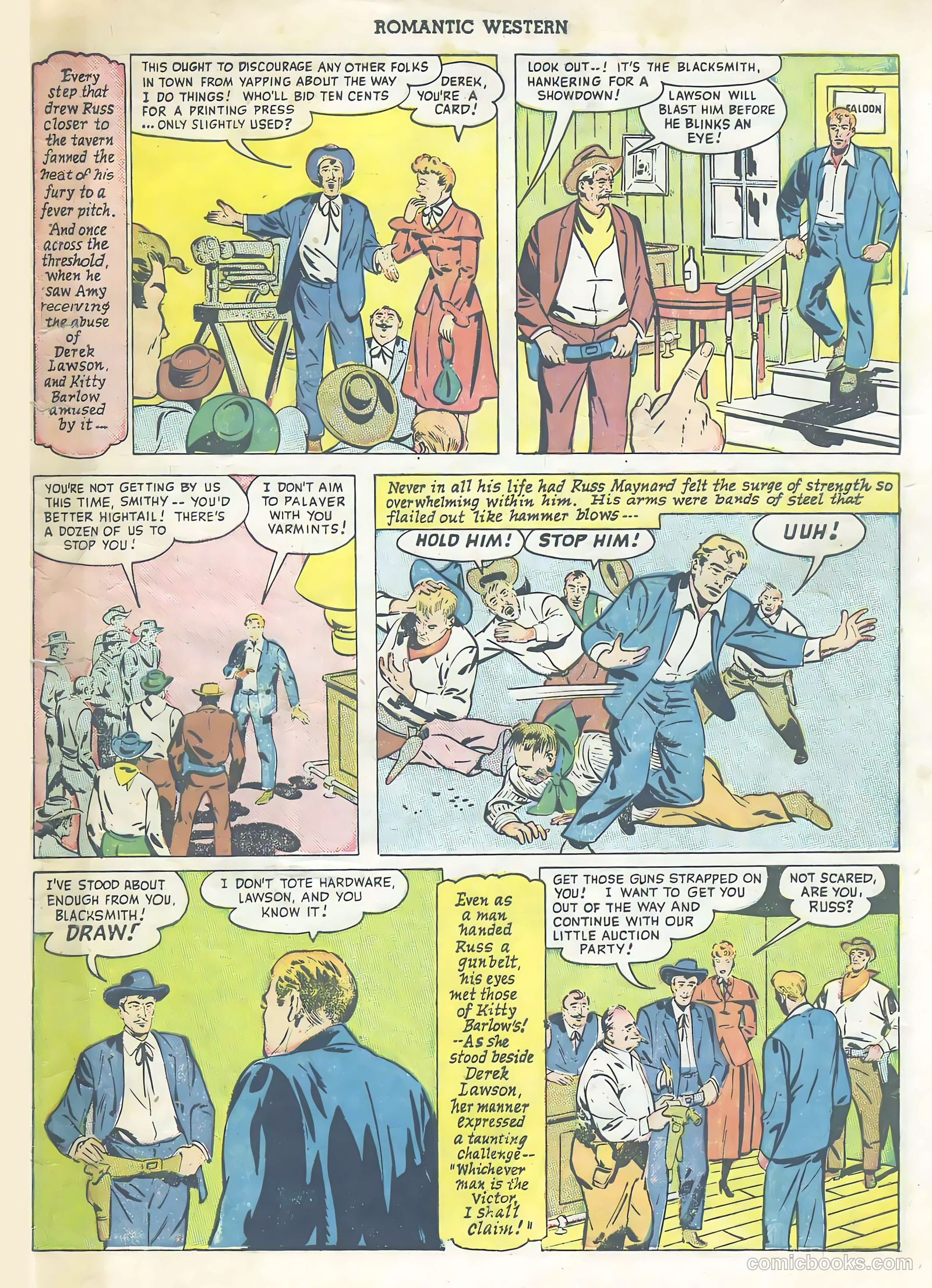 Romantic Western #3 (1950) — page 33 of 36