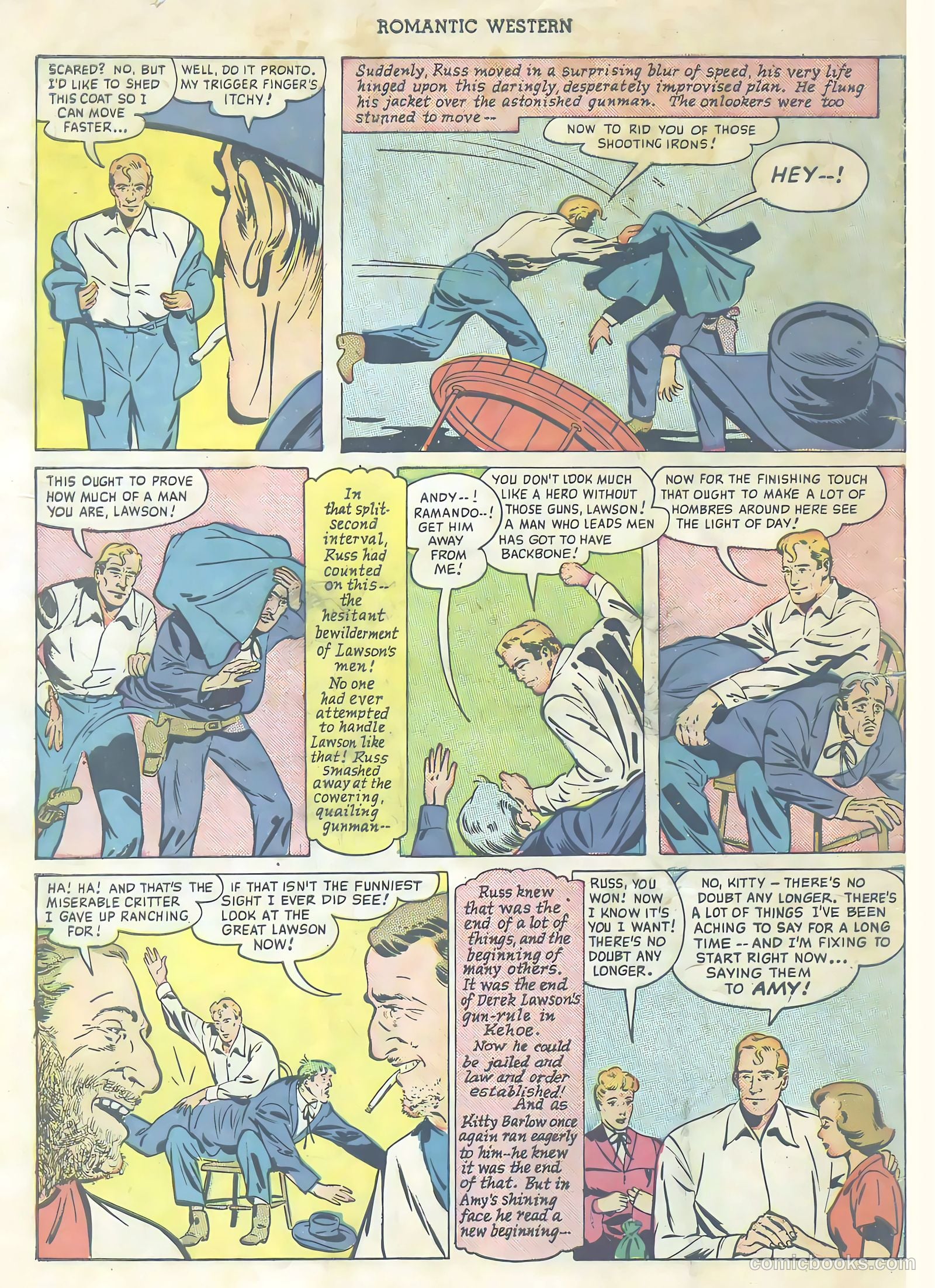 Romantic Western #3 (1950) — page 34 of 36