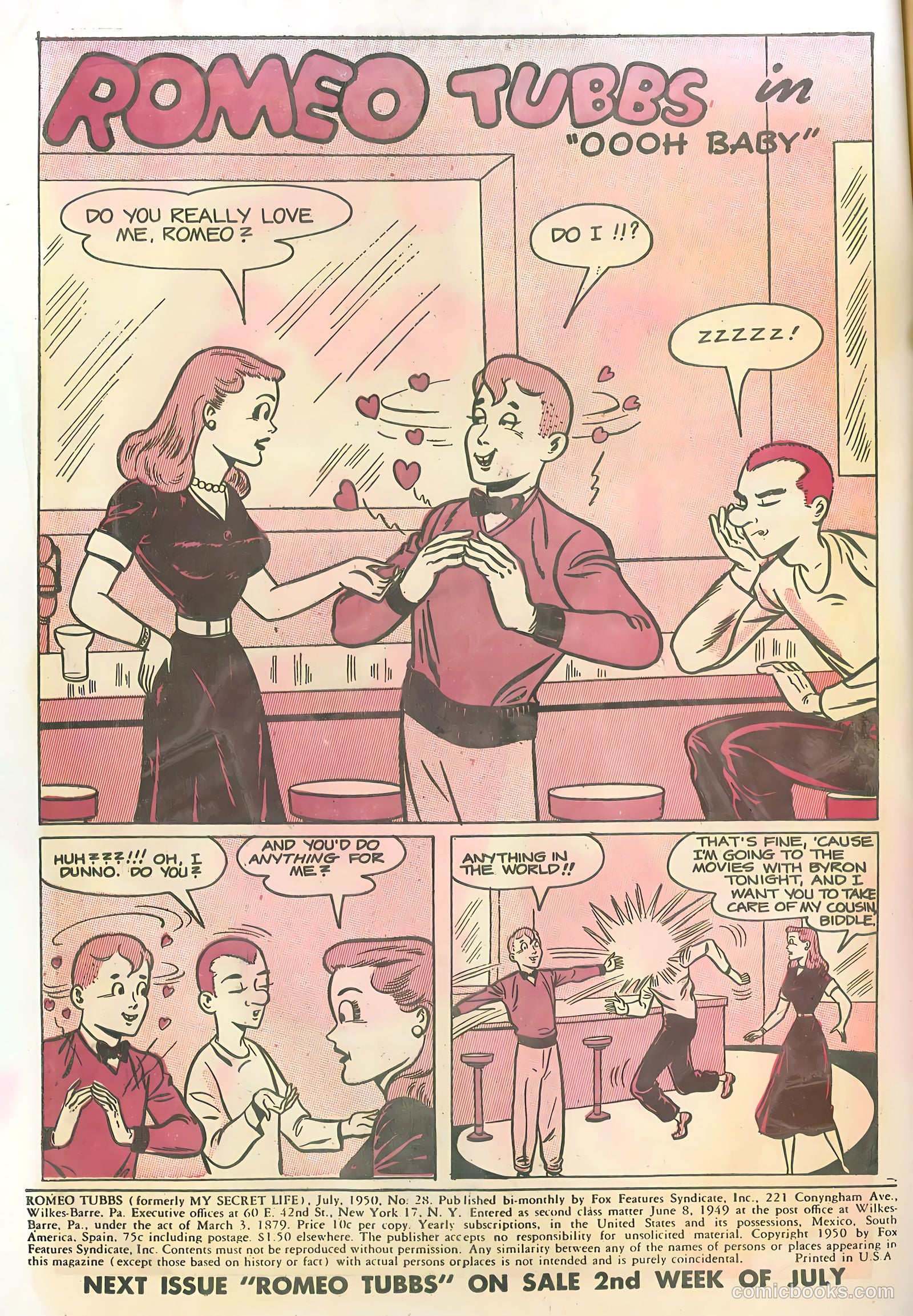 Romeo Tubbs #28 (1950) — page 2 of 36