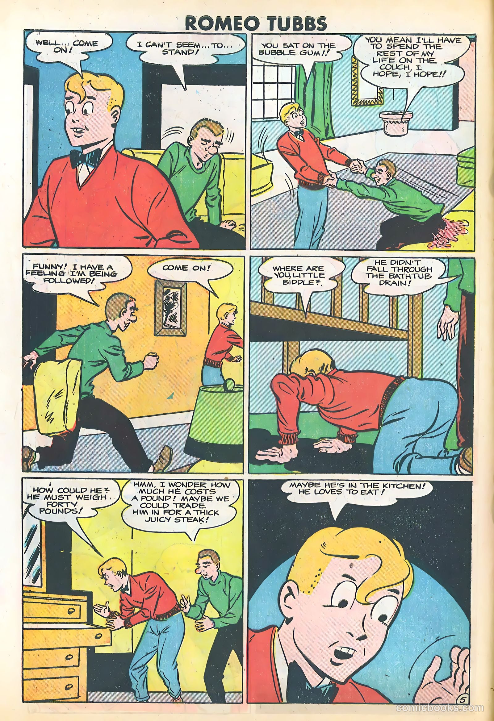 Romeo Tubbs #28 (1950) — page 6 of 36