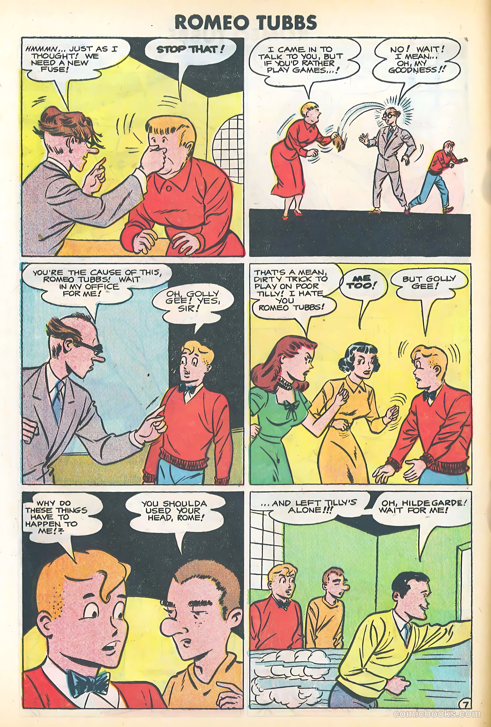 Romeo Tubbs #28 (1950) — page 16 of 36