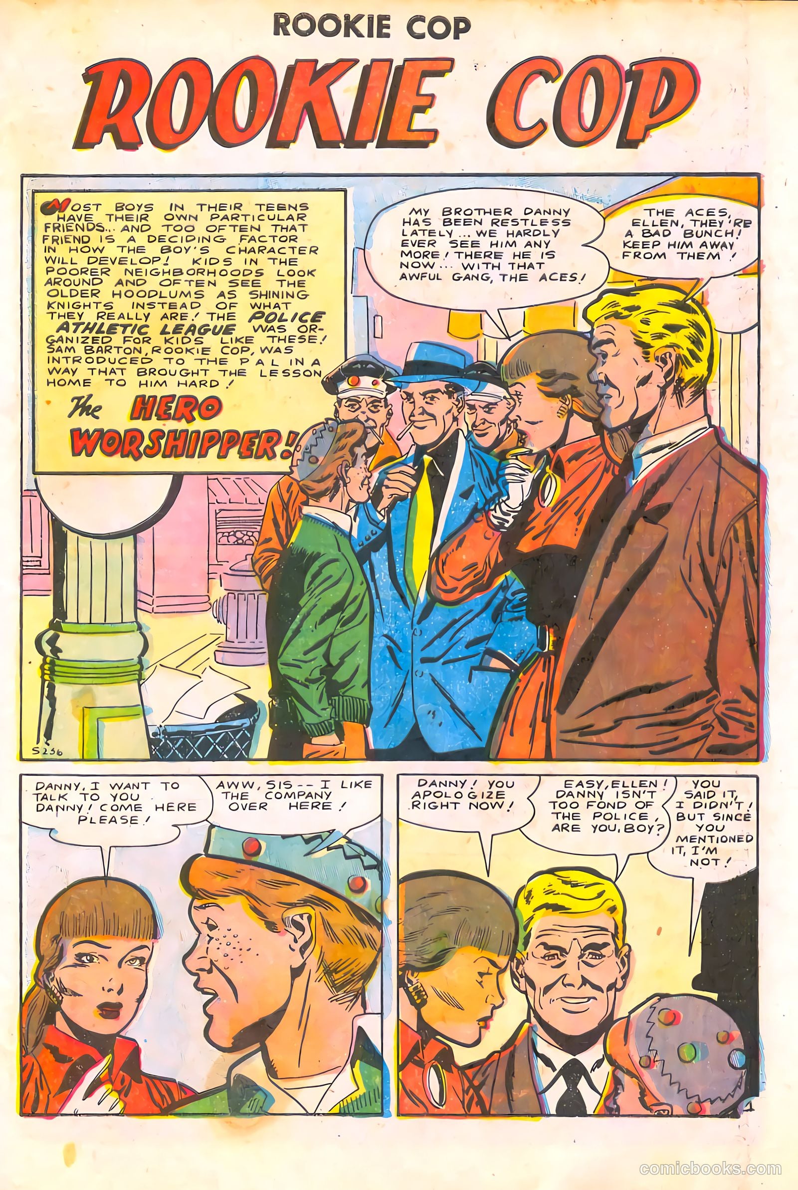 Rookie Cop #27 (1955) — page 3 of 36