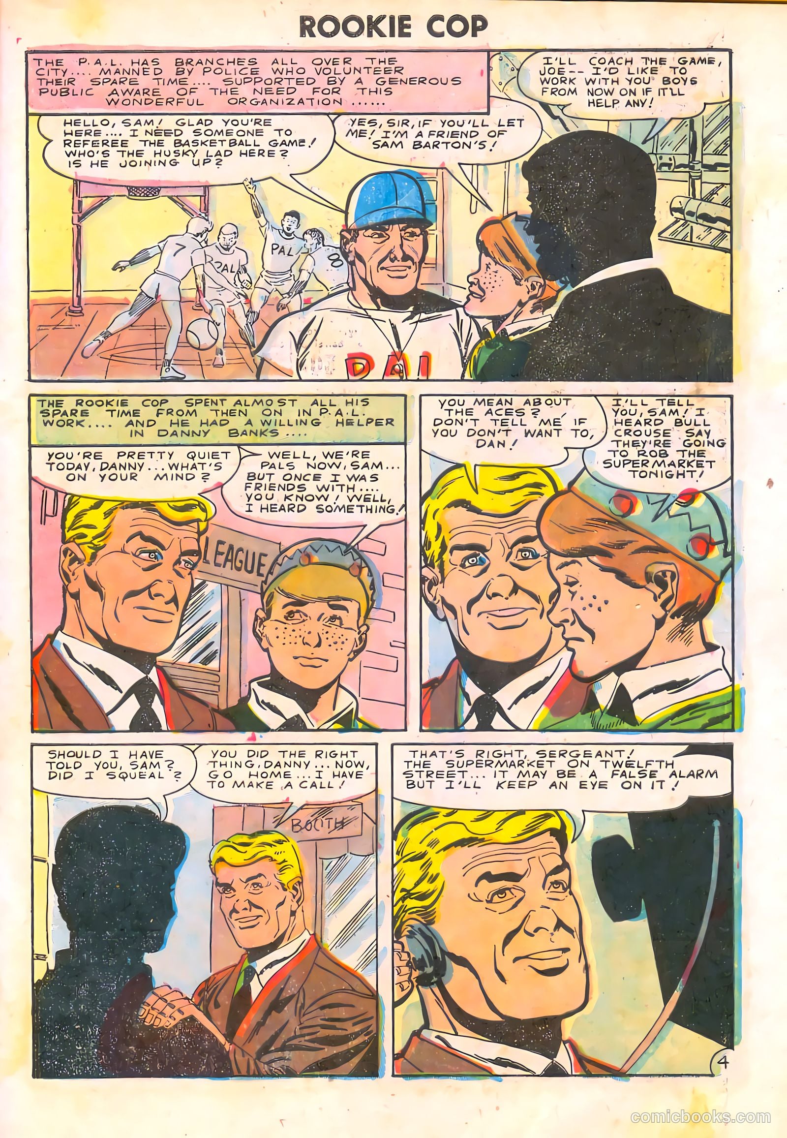 Rookie Cop #27 (1955) — page 7 of 36