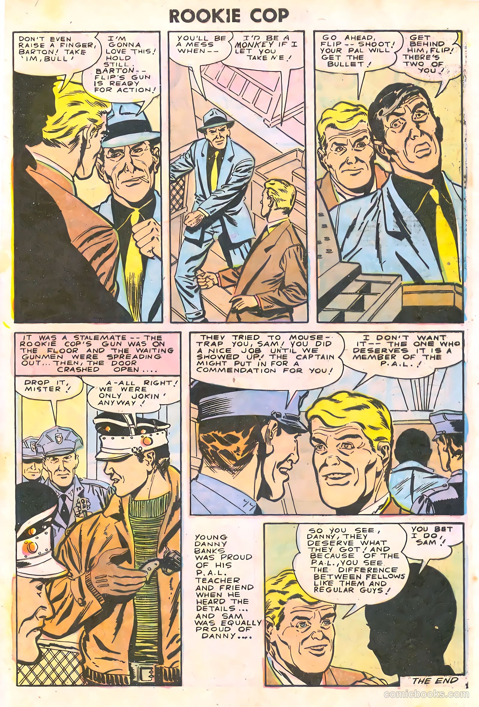 Rookie Cop #27 (1955) — page 9 of 36