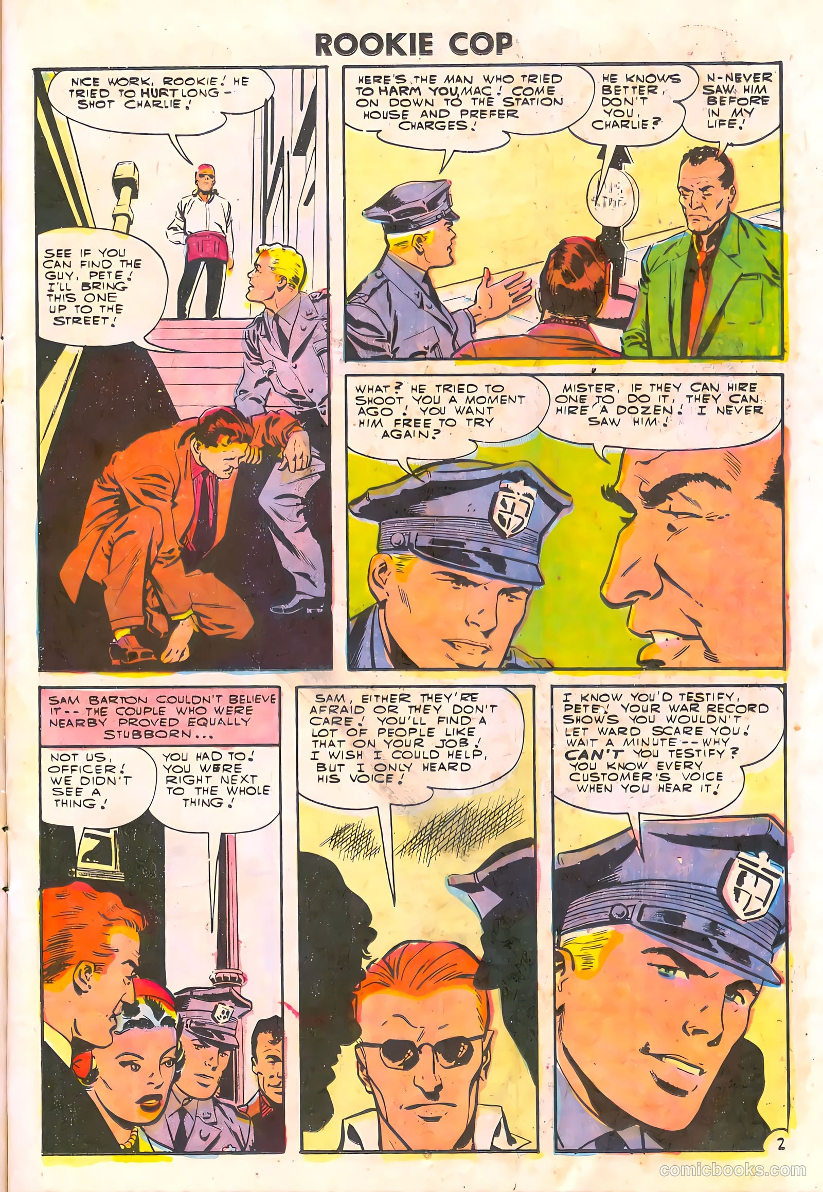 Rookie Cop #27 (1955) — page 11 of 36