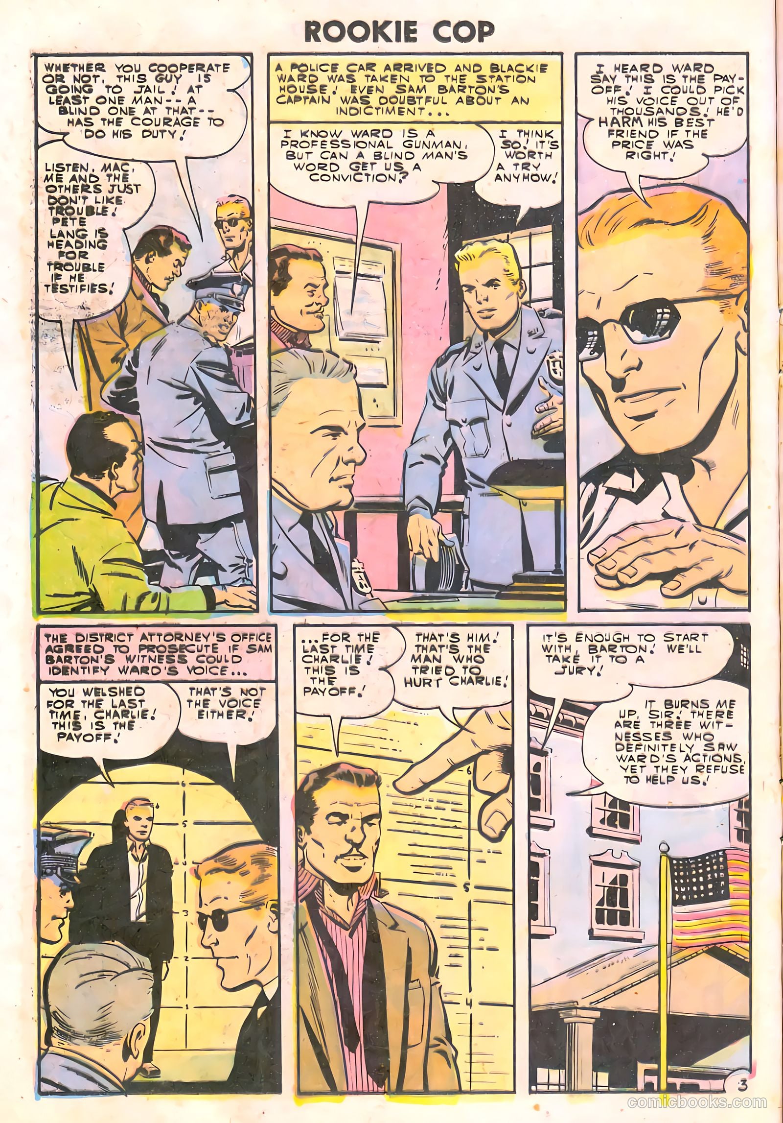 Rookie Cop #27 (1955) — page 12 of 36