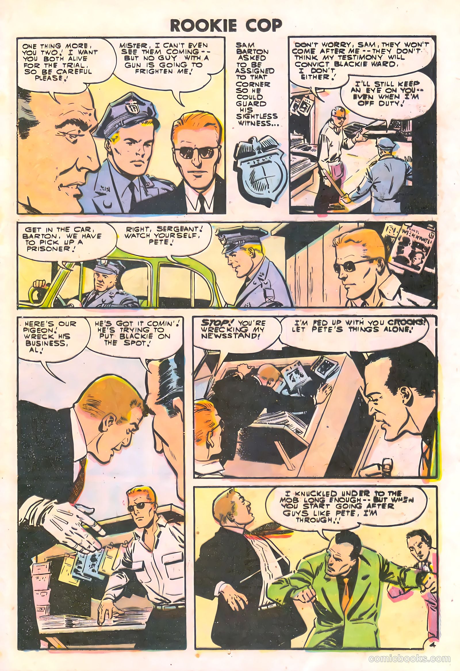 Rookie Cop #27 (1955) — page 13 of 36