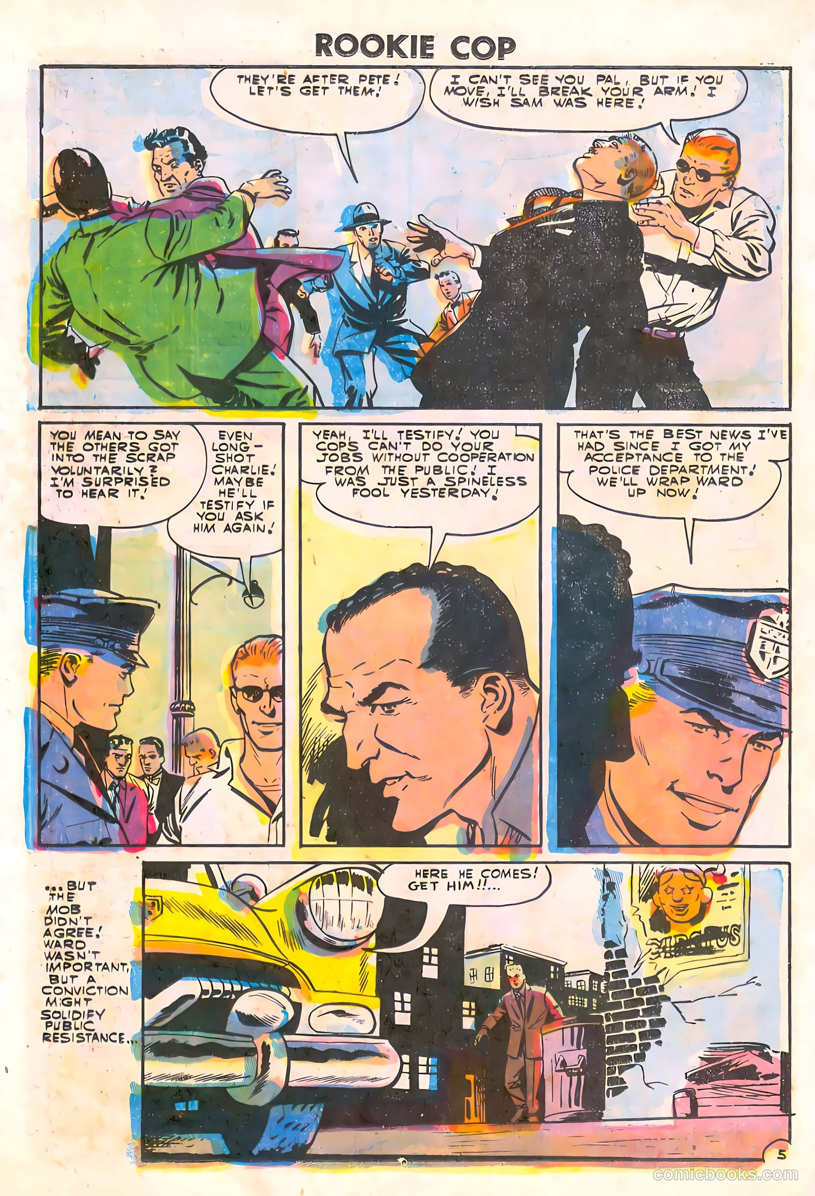 Rookie Cop #27 (1955) — page 14 of 36