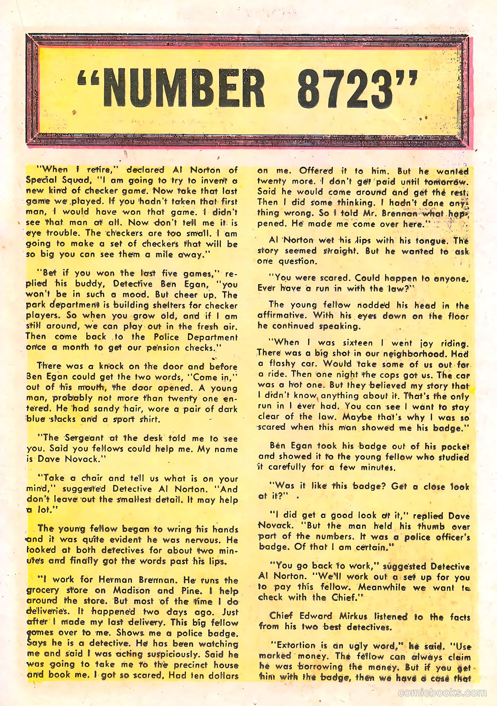 Rookie Cop #27 (1955) — page 17 of 36