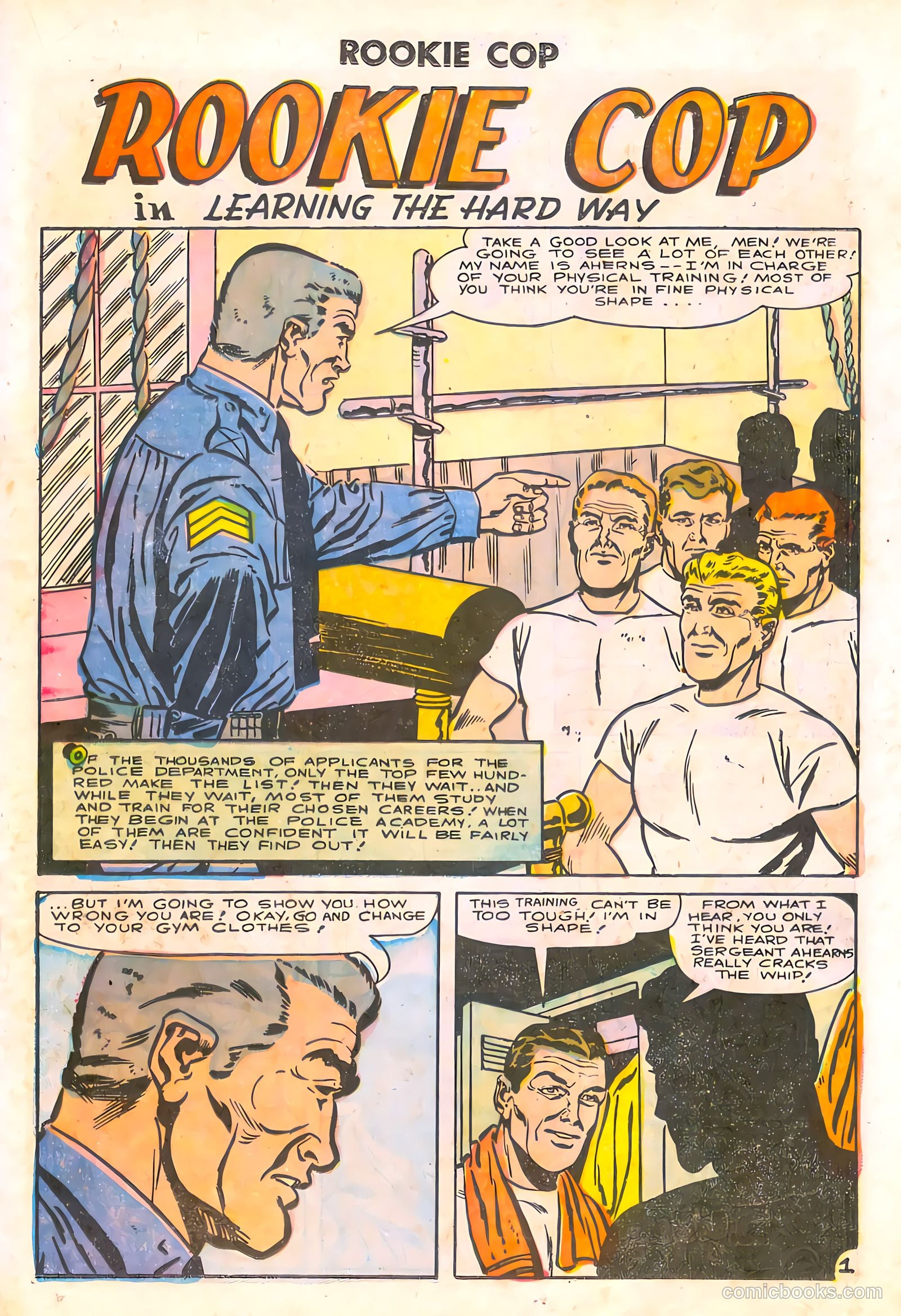 Rookie Cop #27 (1955) — page 19 of 36