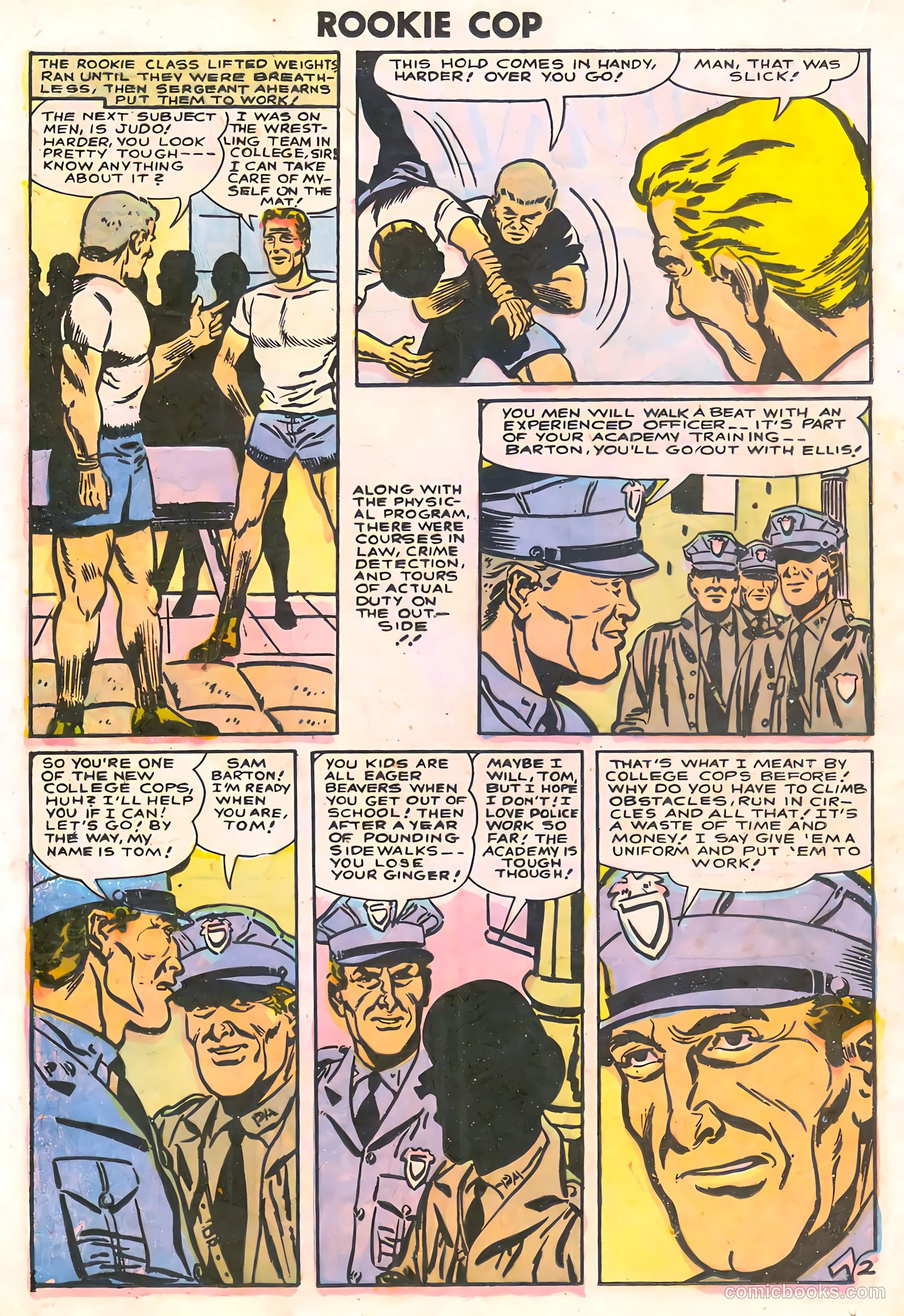 Rookie Cop #27 (1955) — page 20 of 36