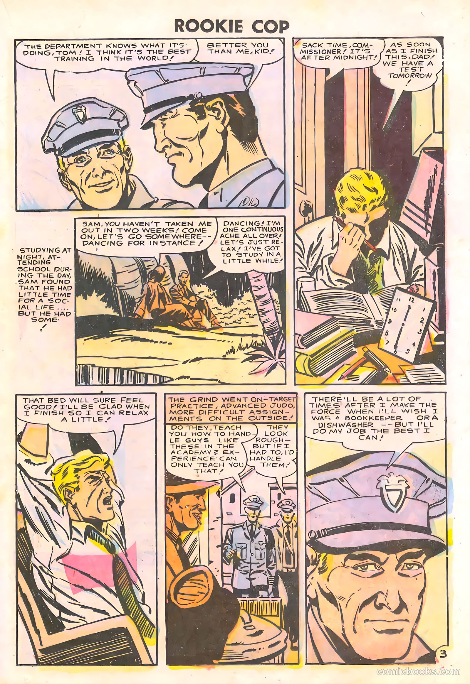 Rookie Cop #27 (1955) — page 21 of 36