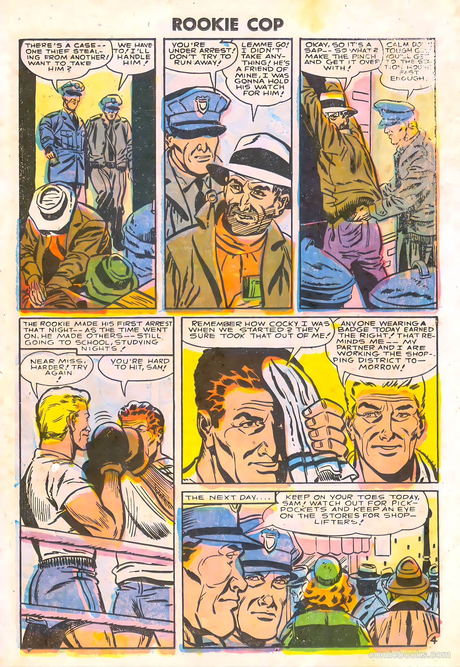 Rookie Cop #27 (1955) — page 23 of 36