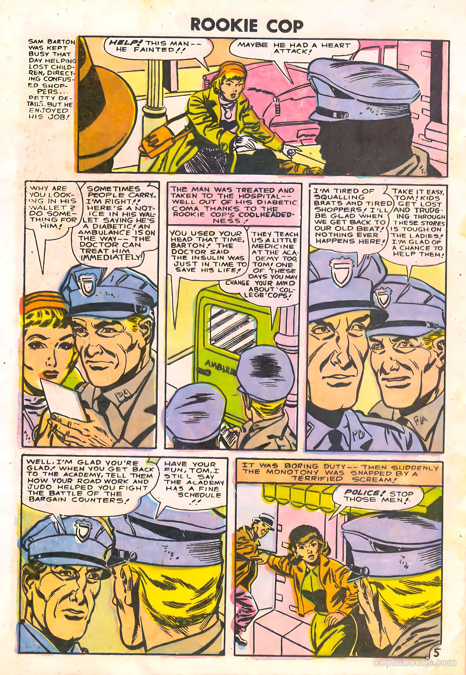 Rookie Cop #27 (1955) — page 24 of 36