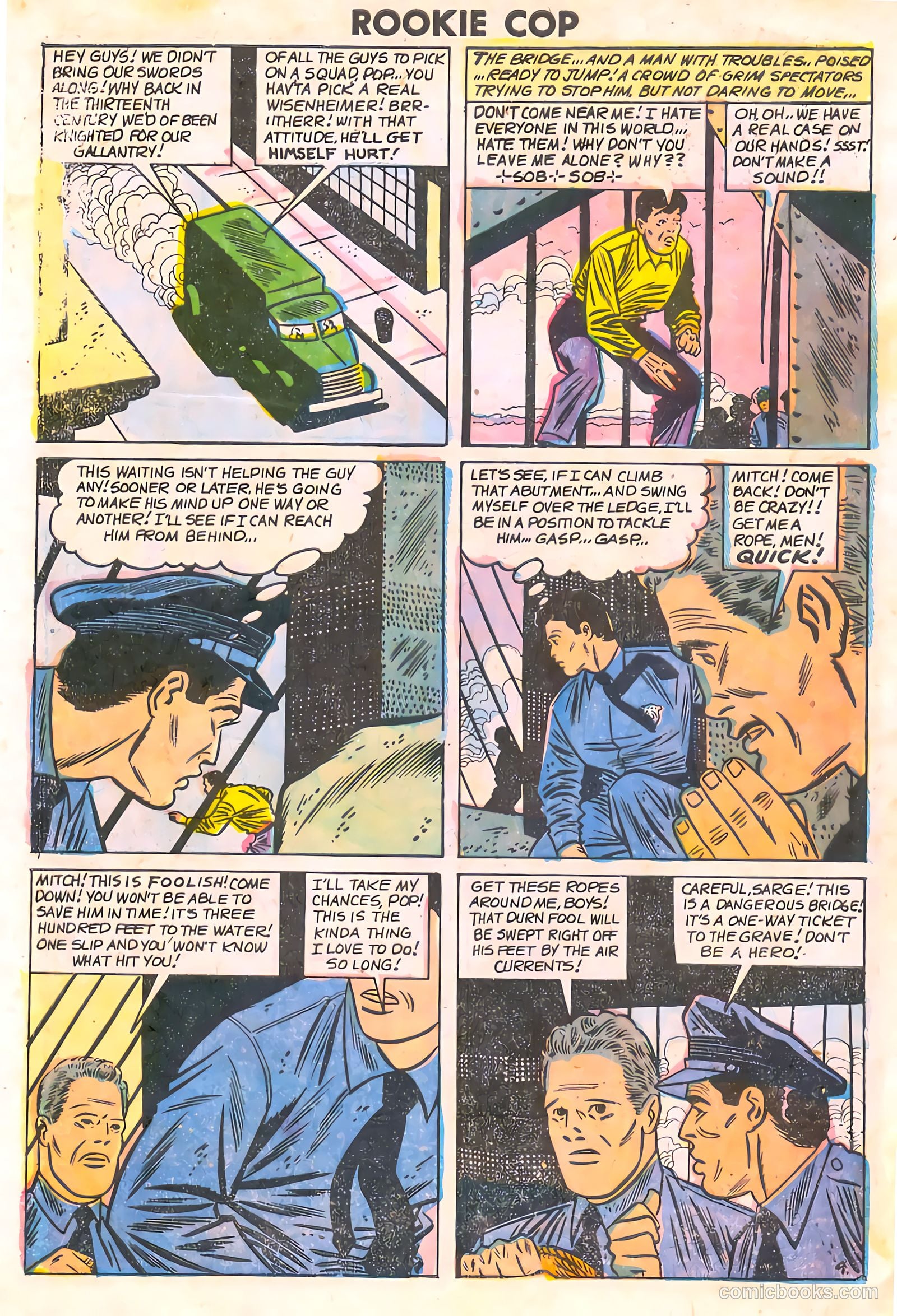 Rookie Cop #27 (1955) — page 30 of 36
