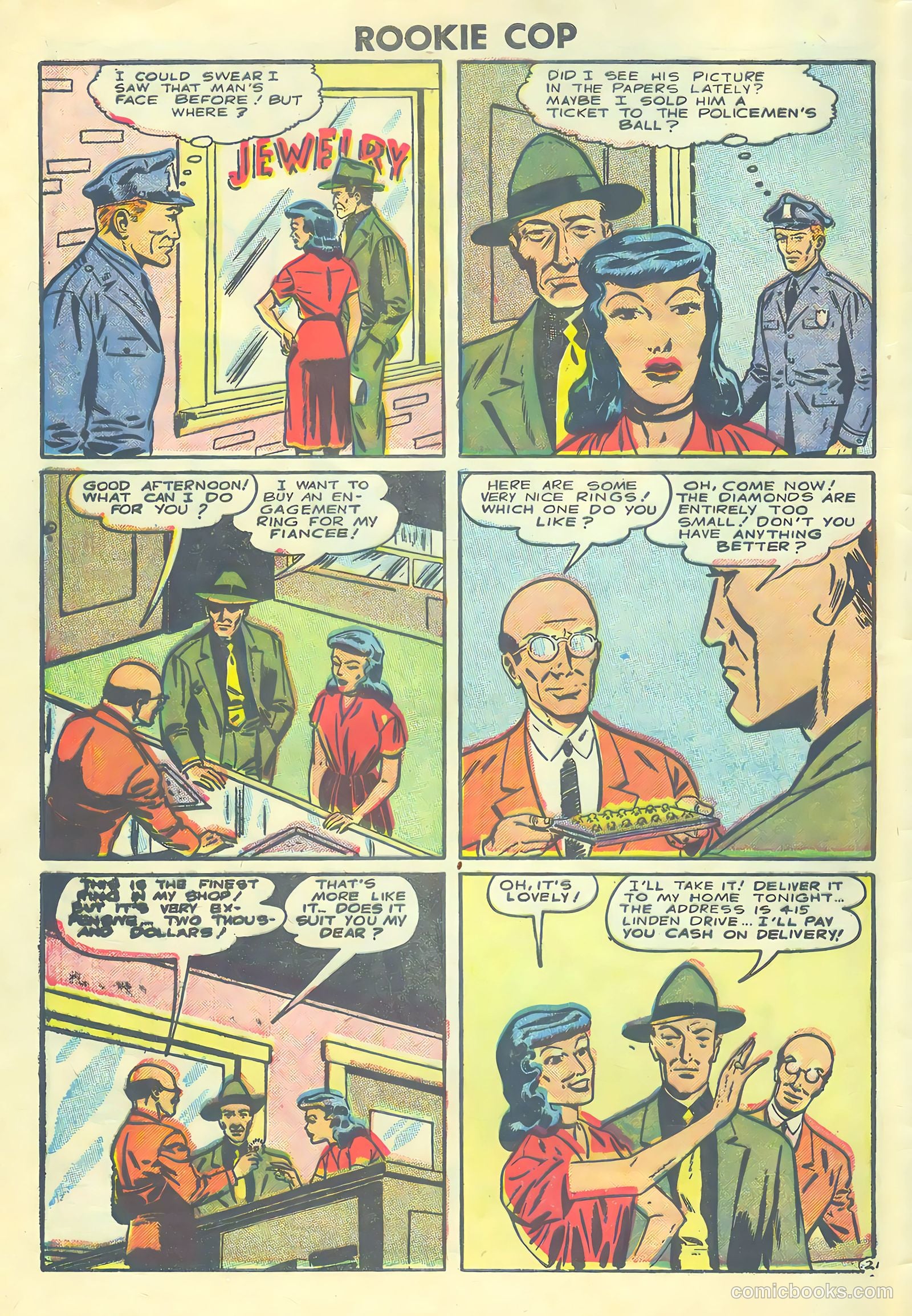 Rookie Cop #28 (1956) — page 4 of 36