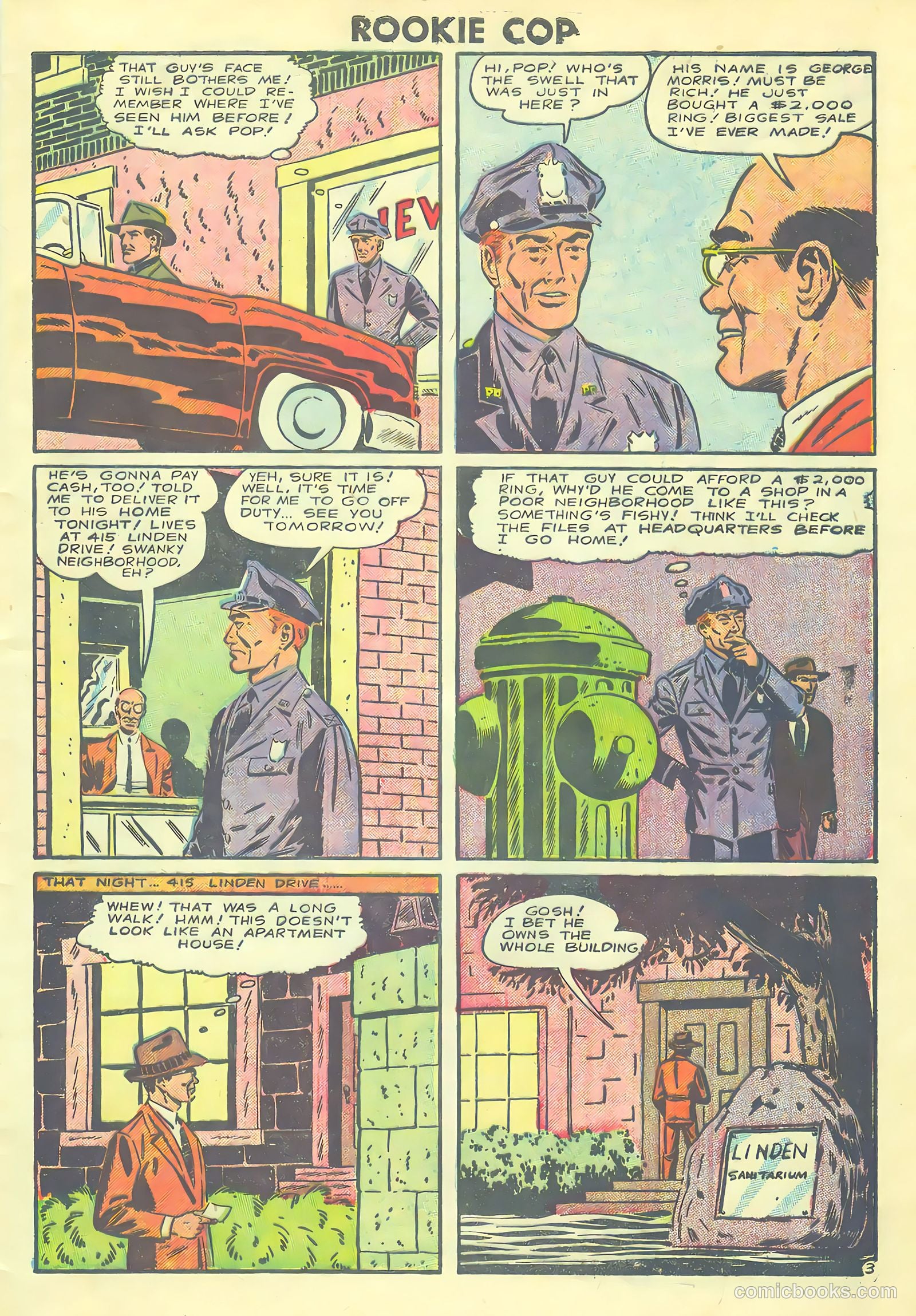 Rookie Cop #28 (1956) — page 5 of 36