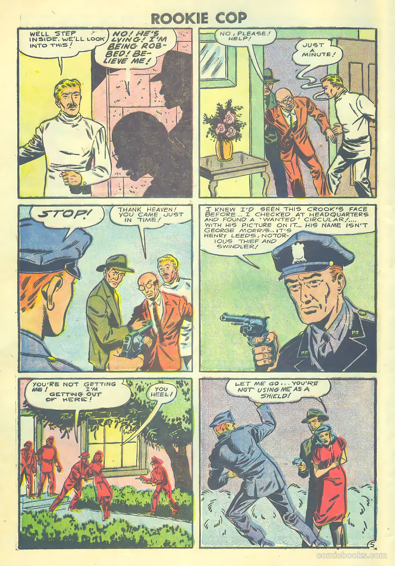 Rookie Cop #28 (1956) — page 8 of 36