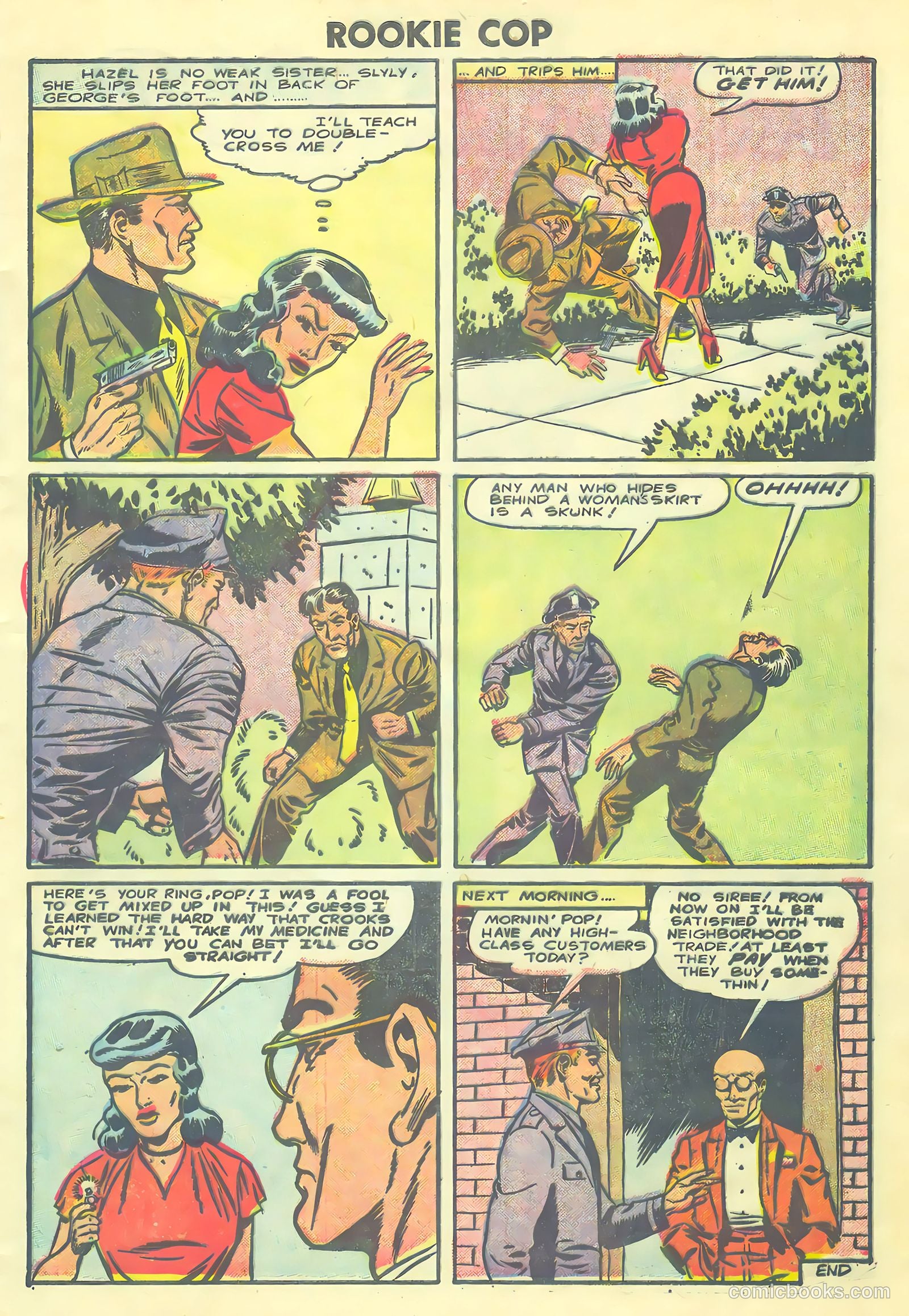 Rookie Cop #28 (1956) — page 9 of 36
