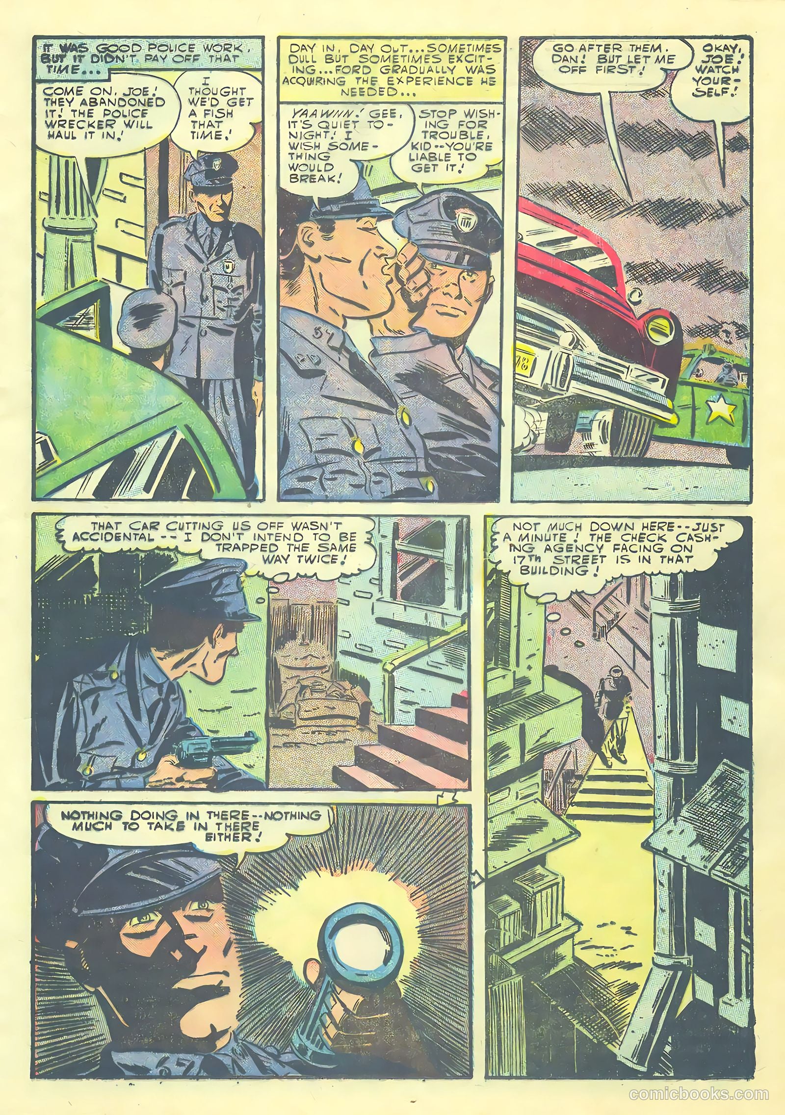 Rookie Cop #28 (1956) — page 13 of 36
