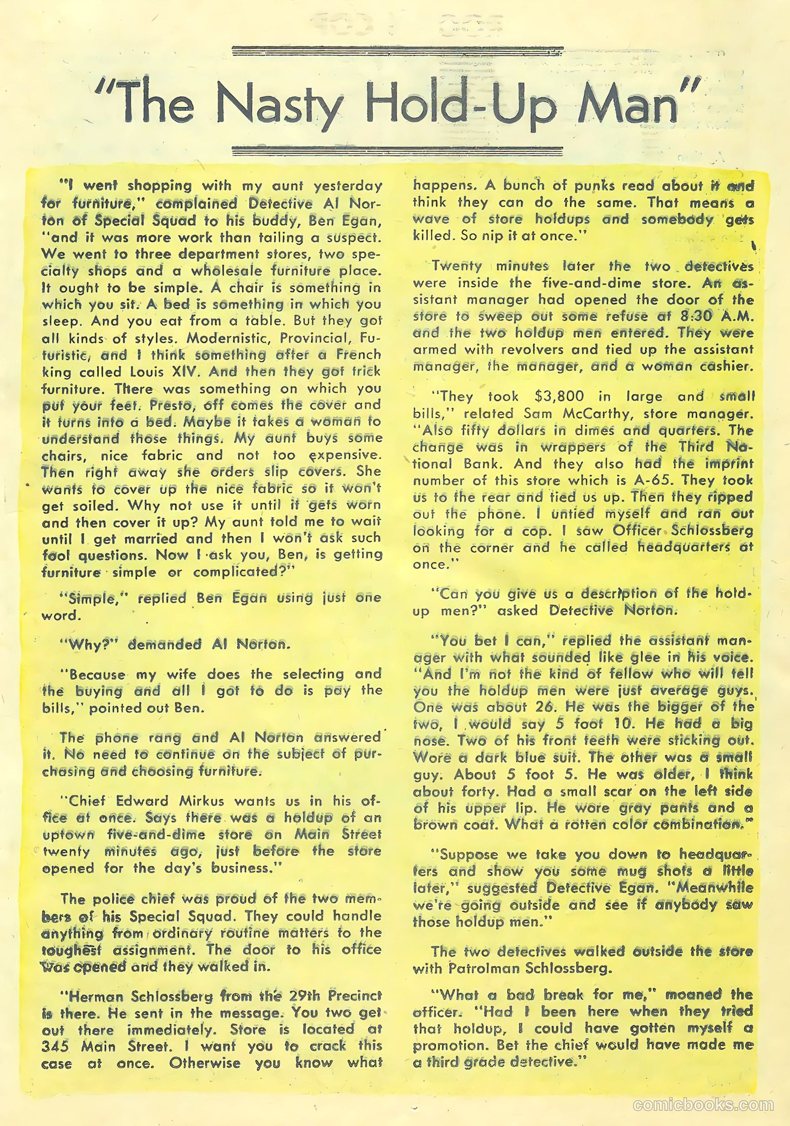 Rookie Cop #28 (1956) — page 17 of 36