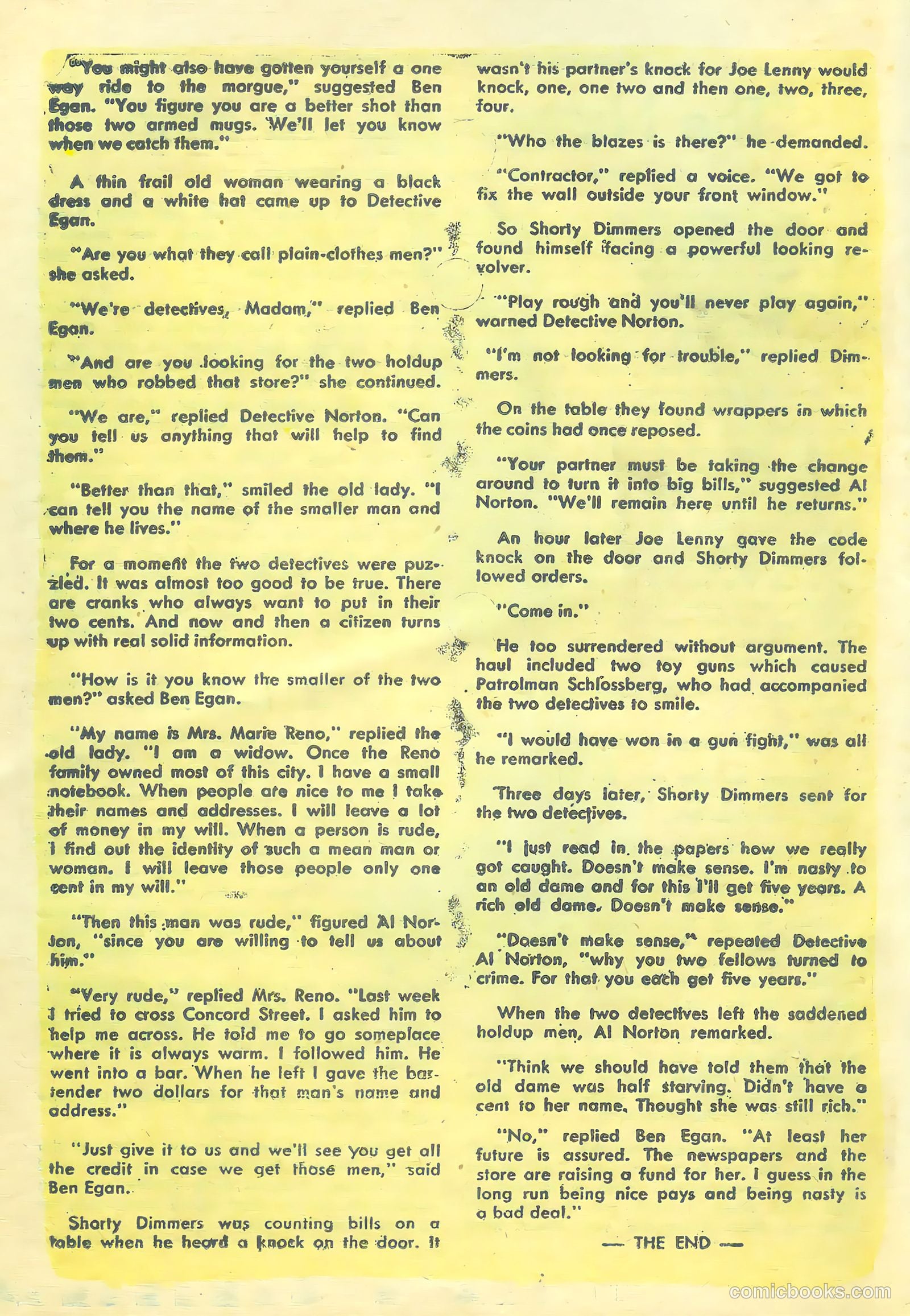 Rookie Cop #28 (1956) — page 18 of 36