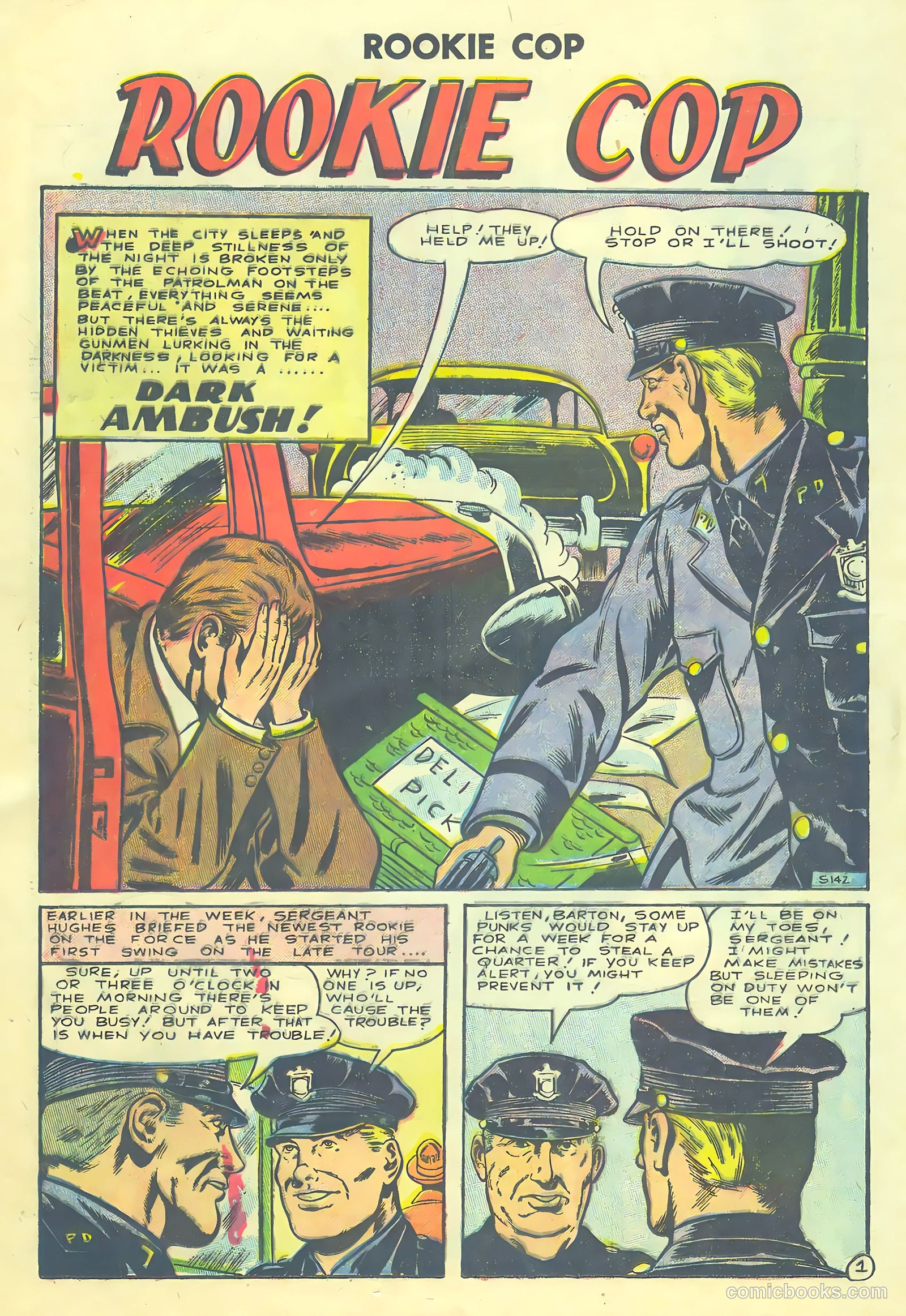 Rookie Cop #28 (1956) — page 20 of 36