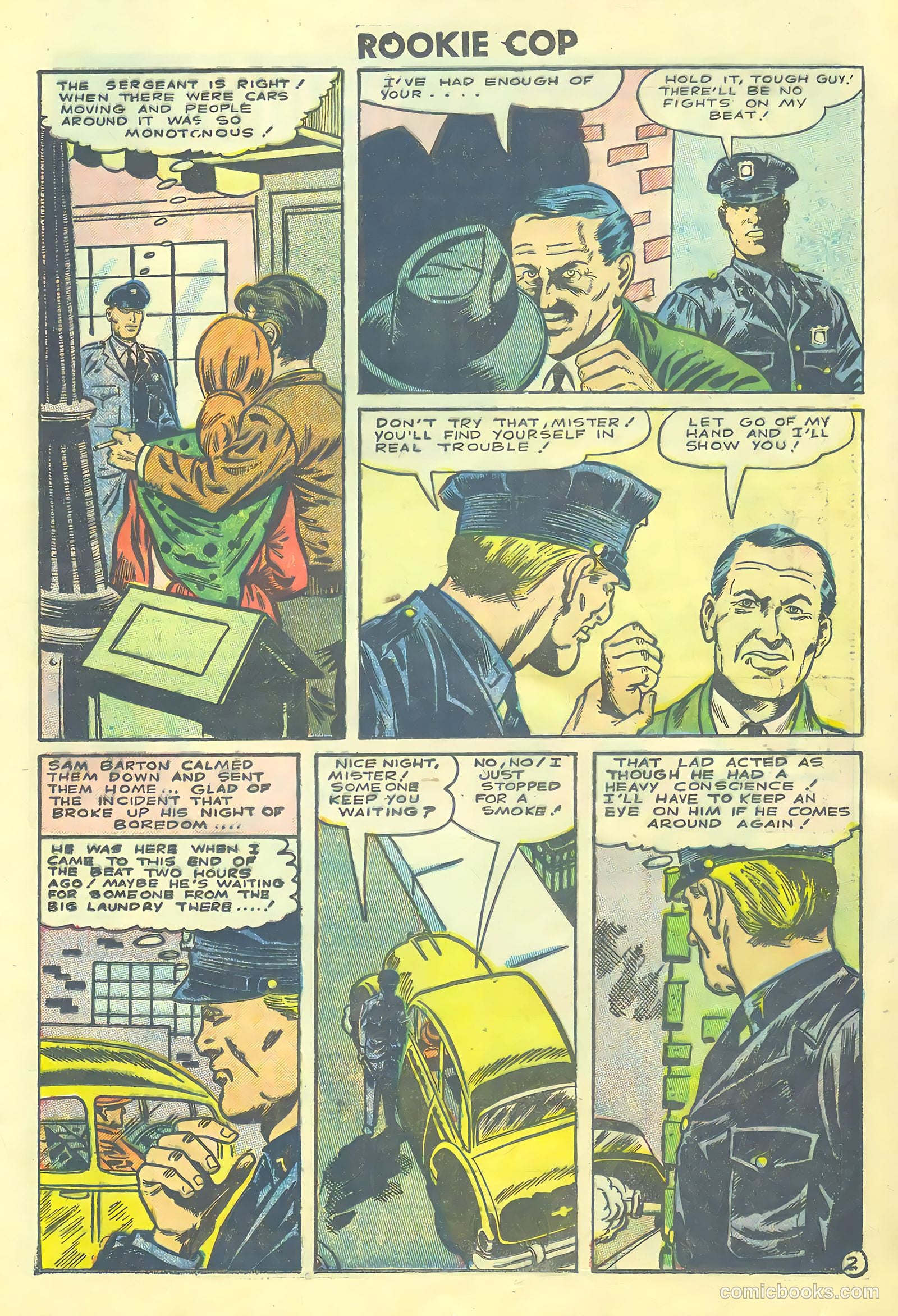Rookie Cop #28 (1956) — page 21 of 36