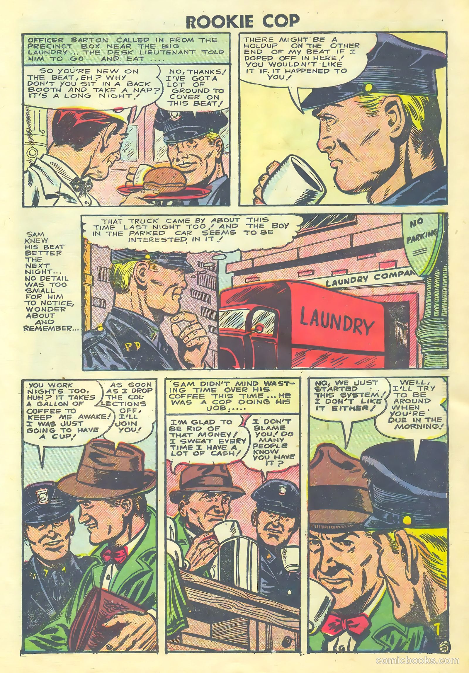 Rookie Cop #28 (1956) — page 23 of 36