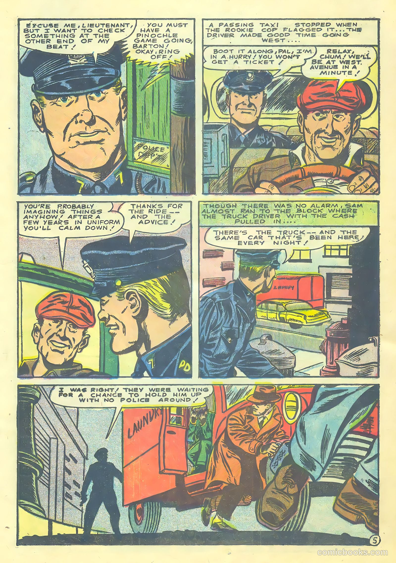 Rookie Cop #28 (1956) — page 25 of 36