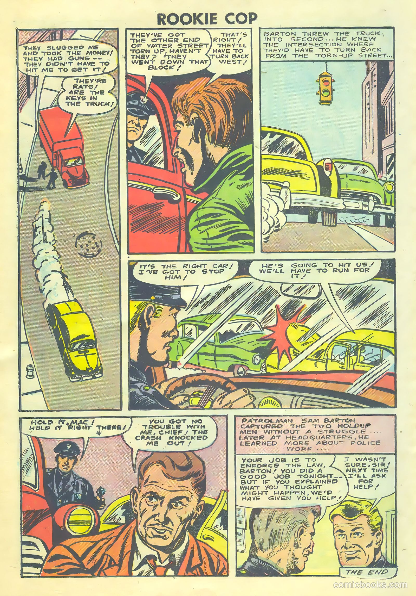 Rookie Cop #28 (1956) — page 26 of 36