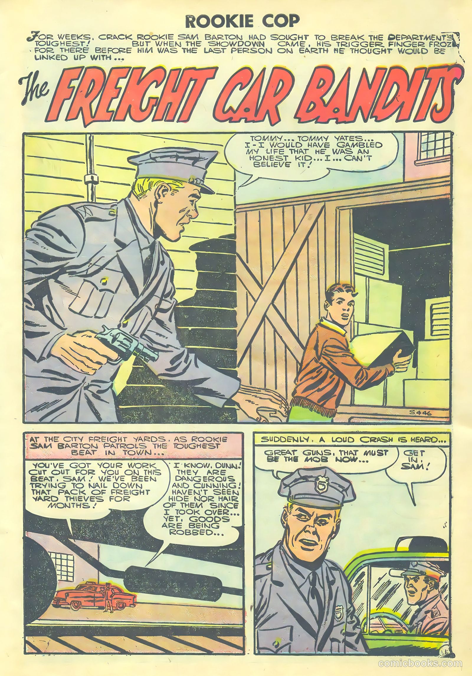 Rookie Cop #28 (1956) — page 27 of 36