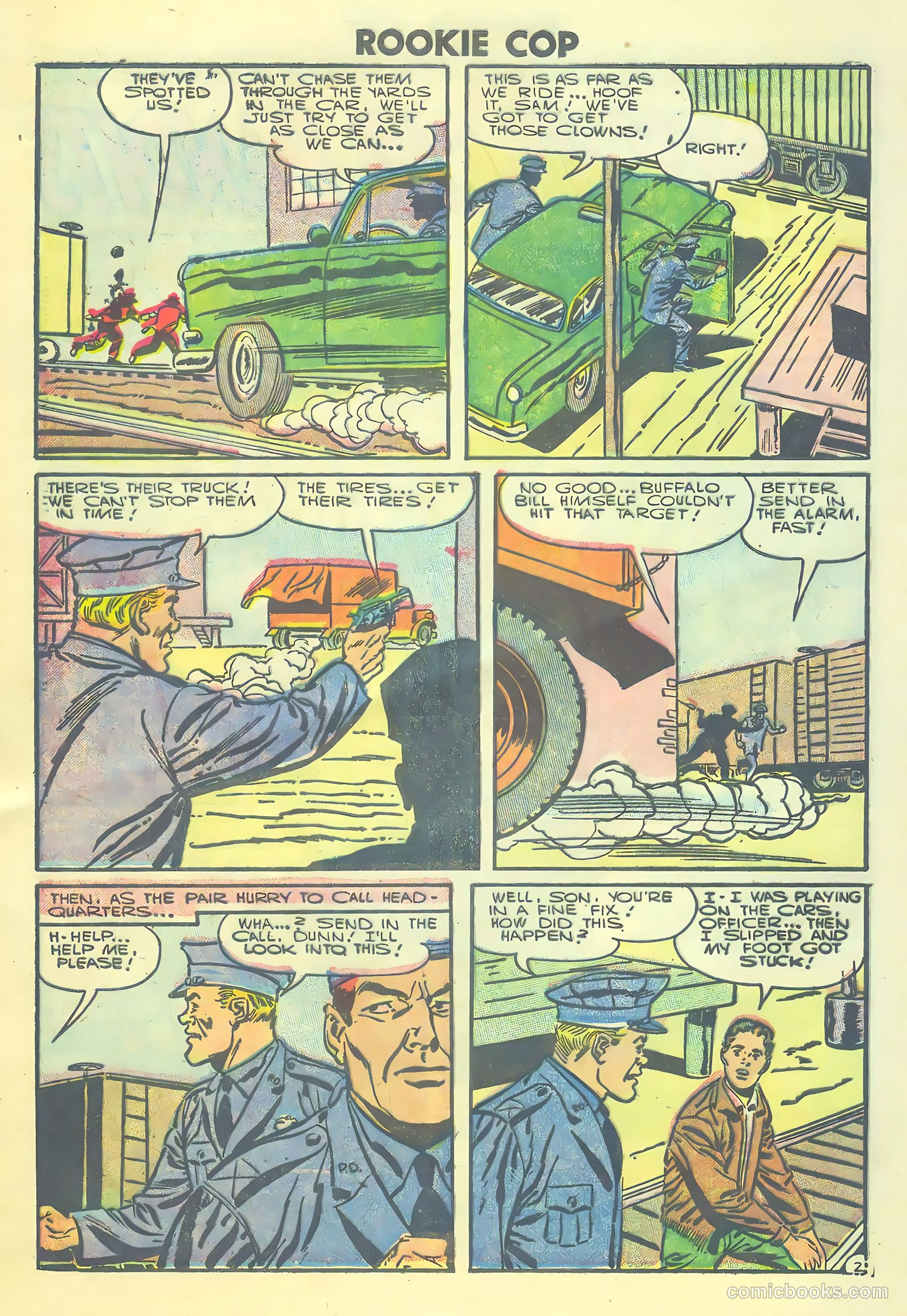 Rookie Cop #28 (1956) — page 28 of 36