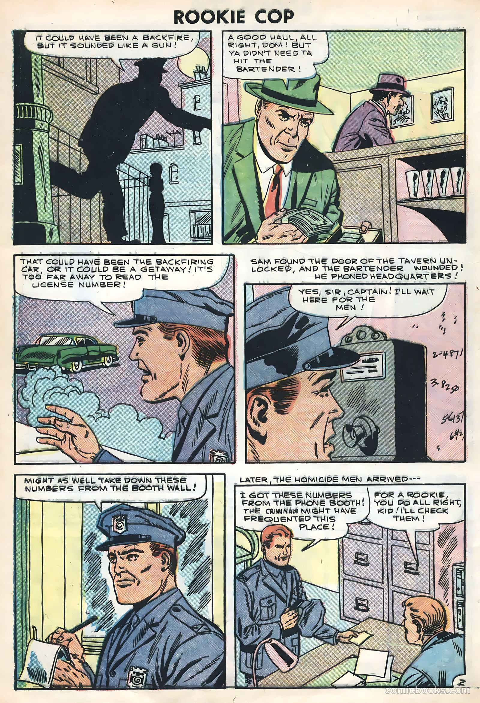 Rookie Cop #29 (1956) — page 4 of 36
